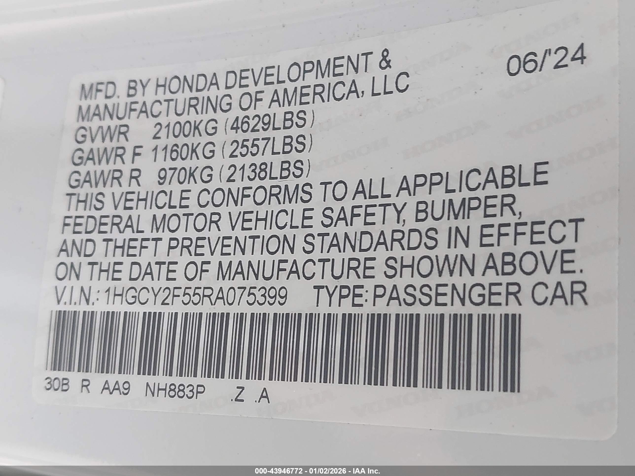 HONDA ACCORD image 9