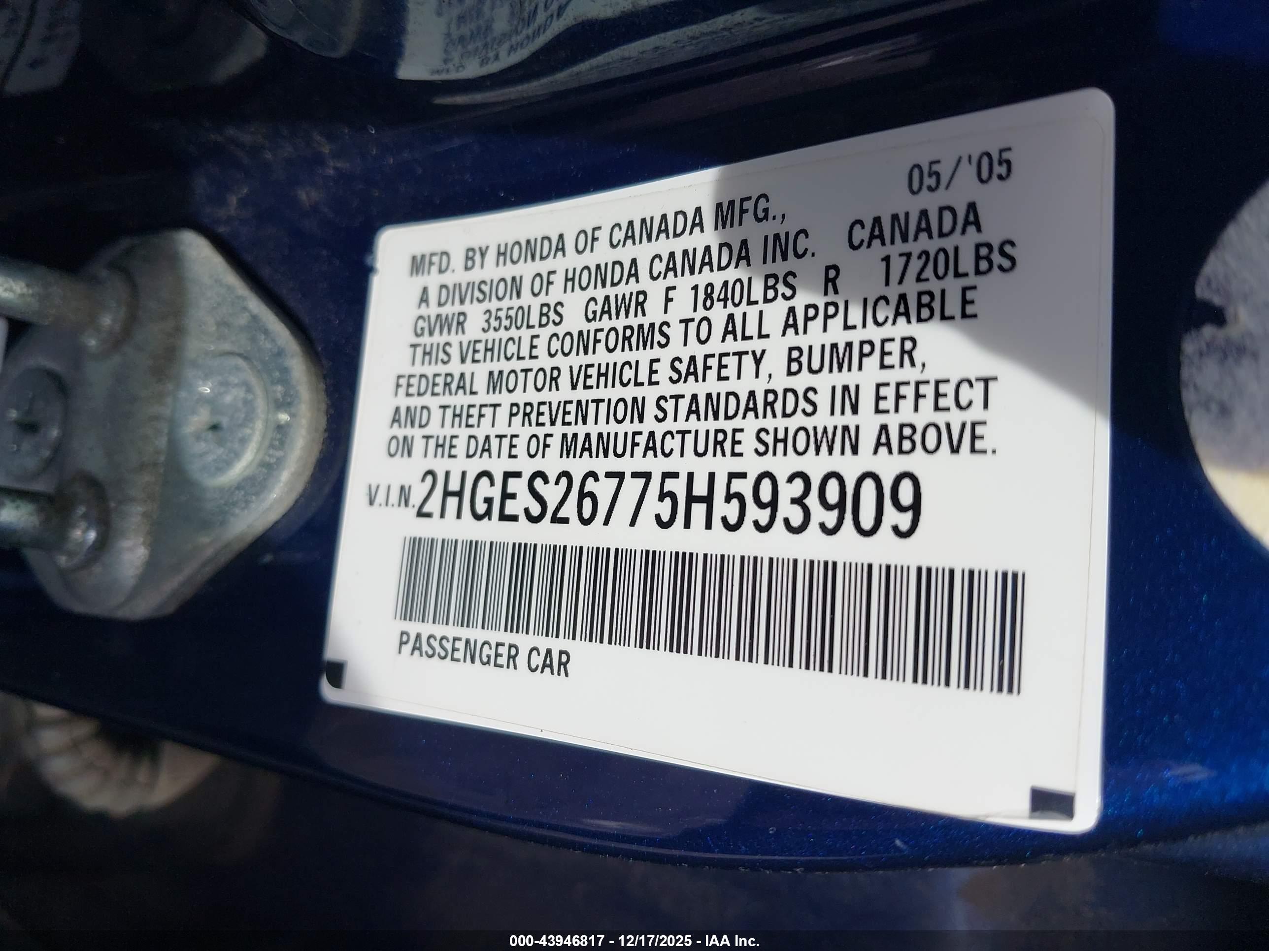 HONDA CIVIC image 9