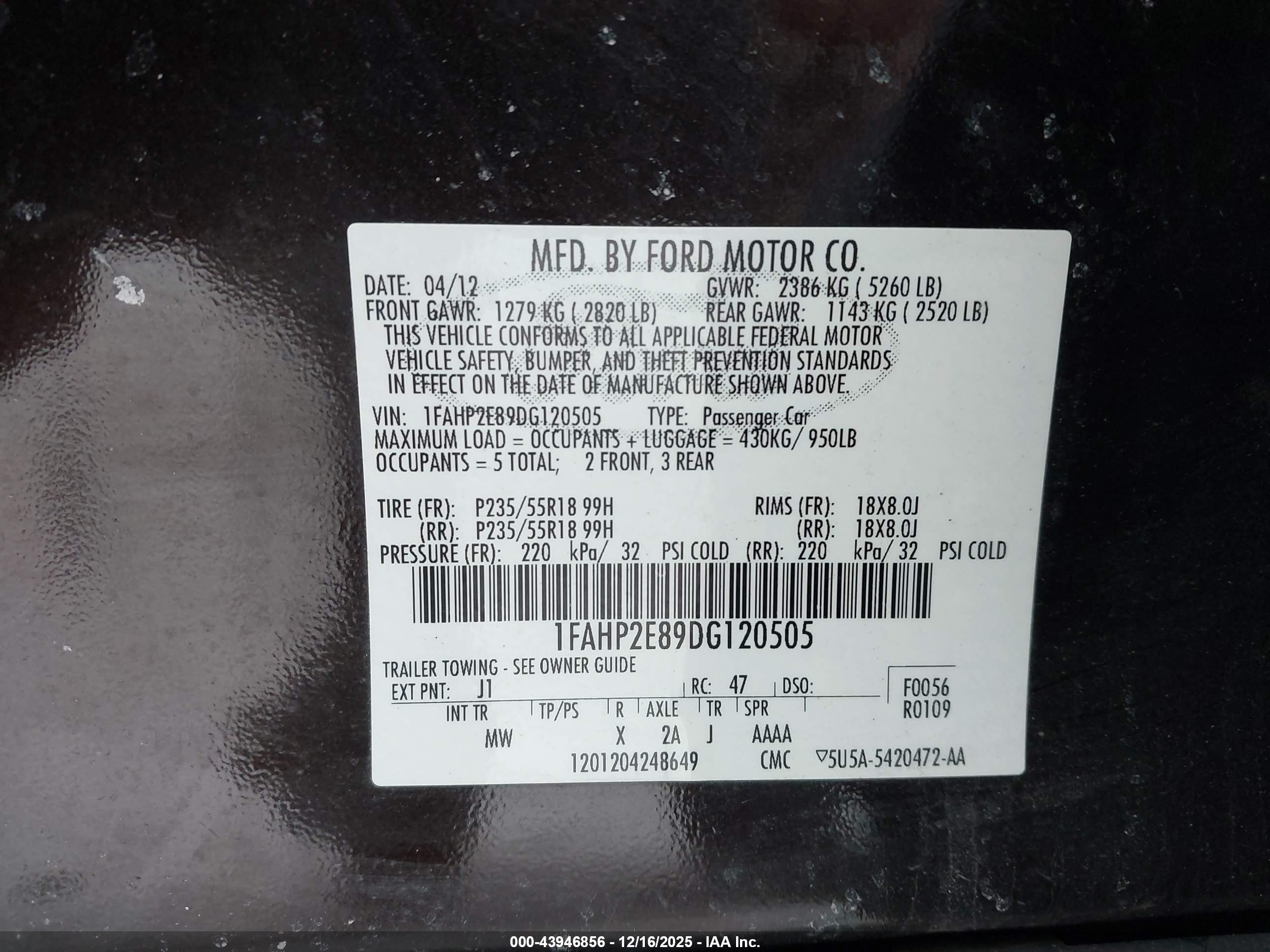 FORD TAURUS image 9