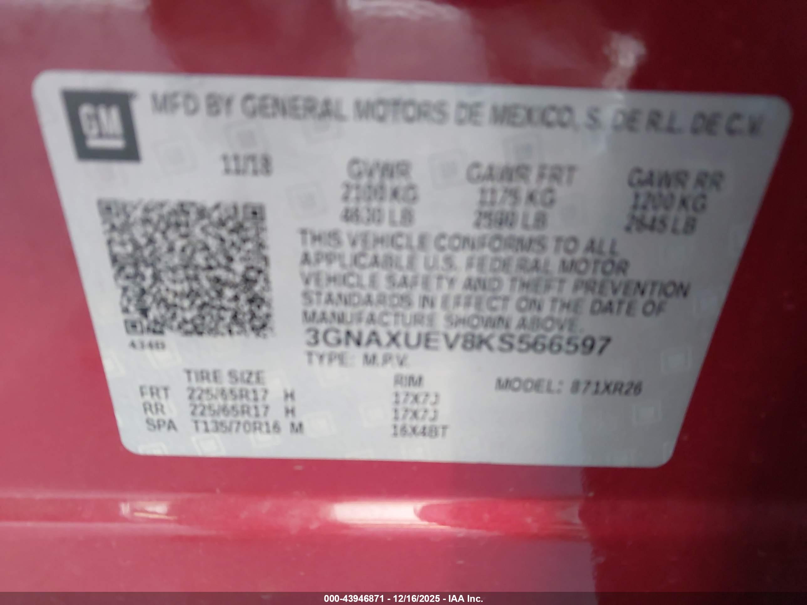 CHEVROLET EQUINOX image 9