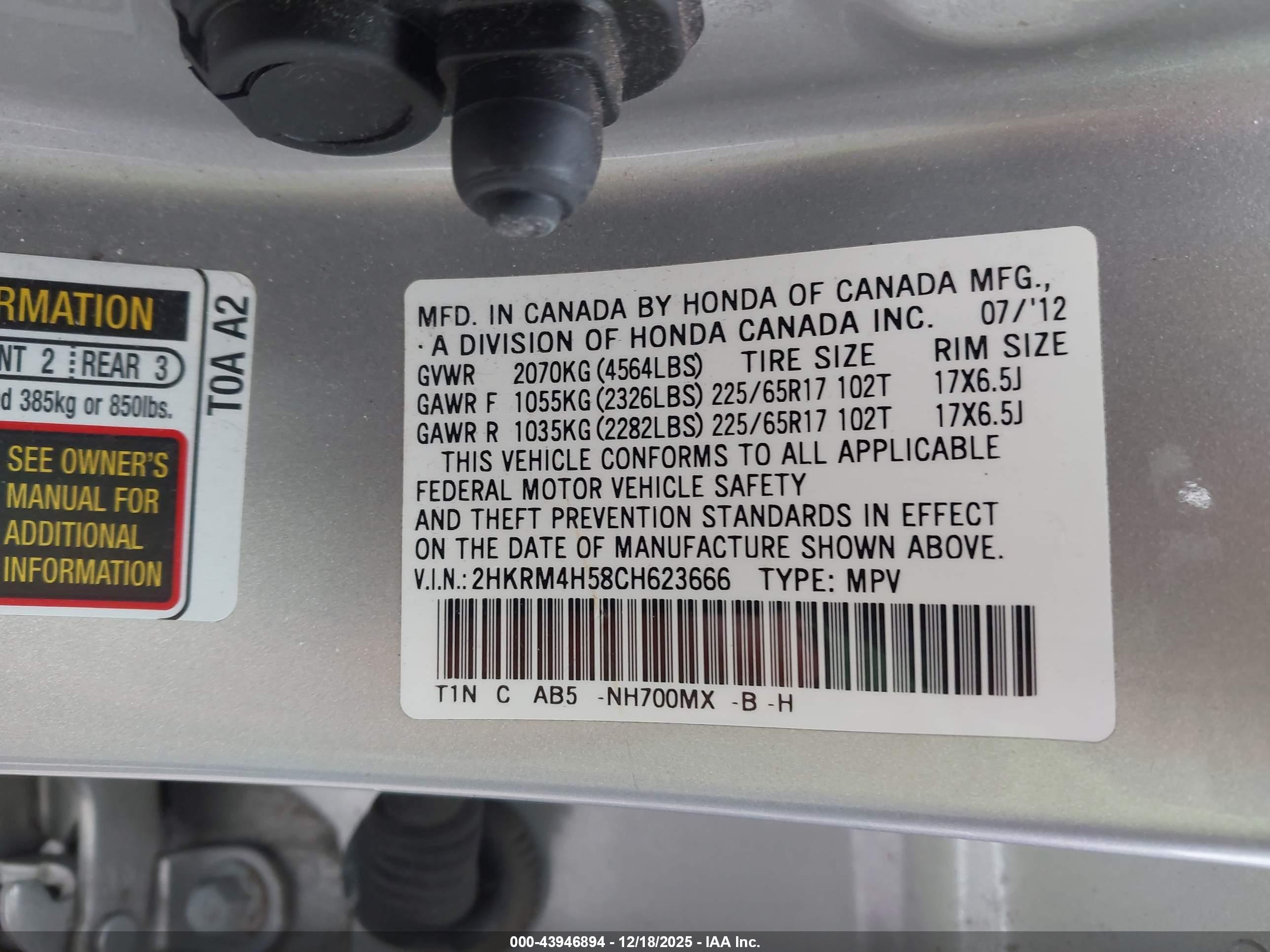 HONDA CR-V image 9