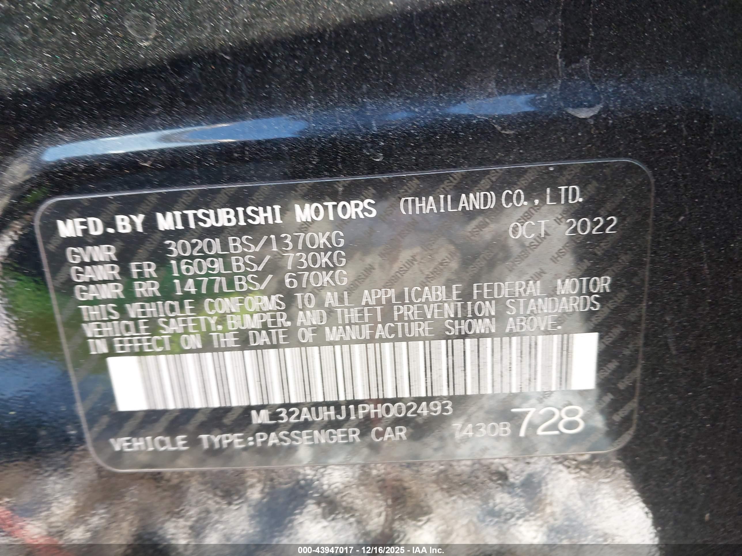 MITSUBISHI MIRAGE image 9
