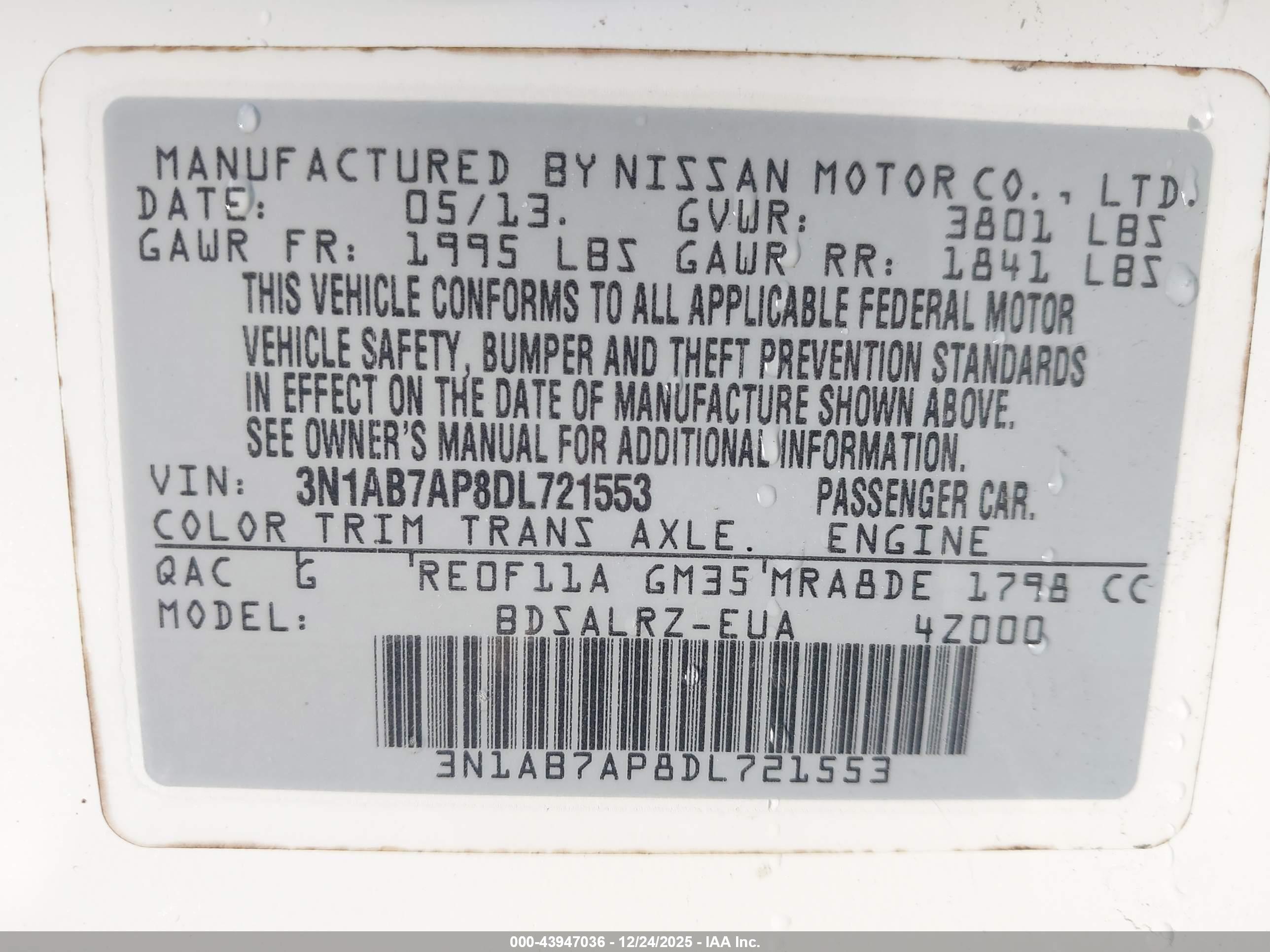 NISSAN SENTRA image 9
