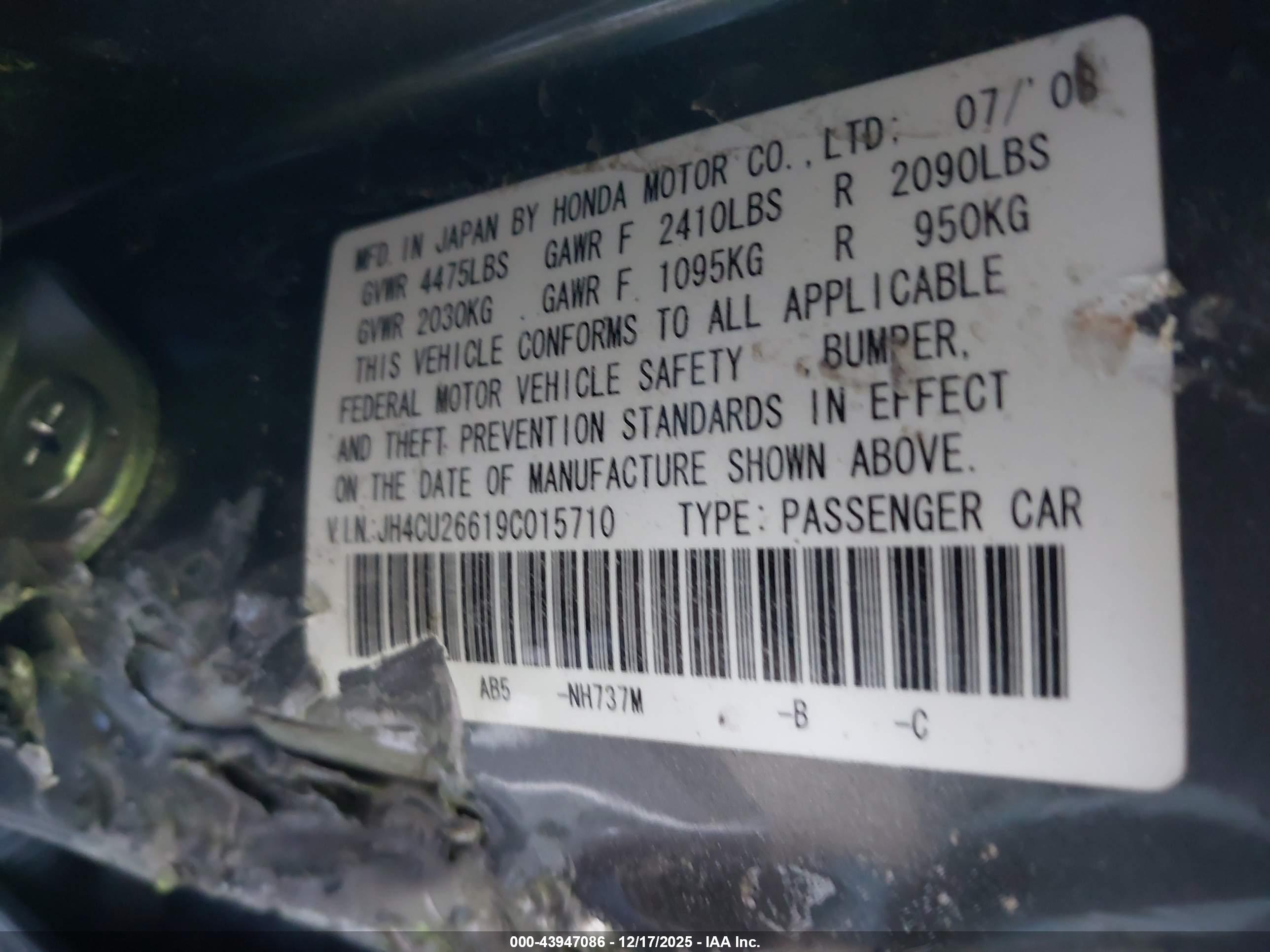 ACURA TSX image 9