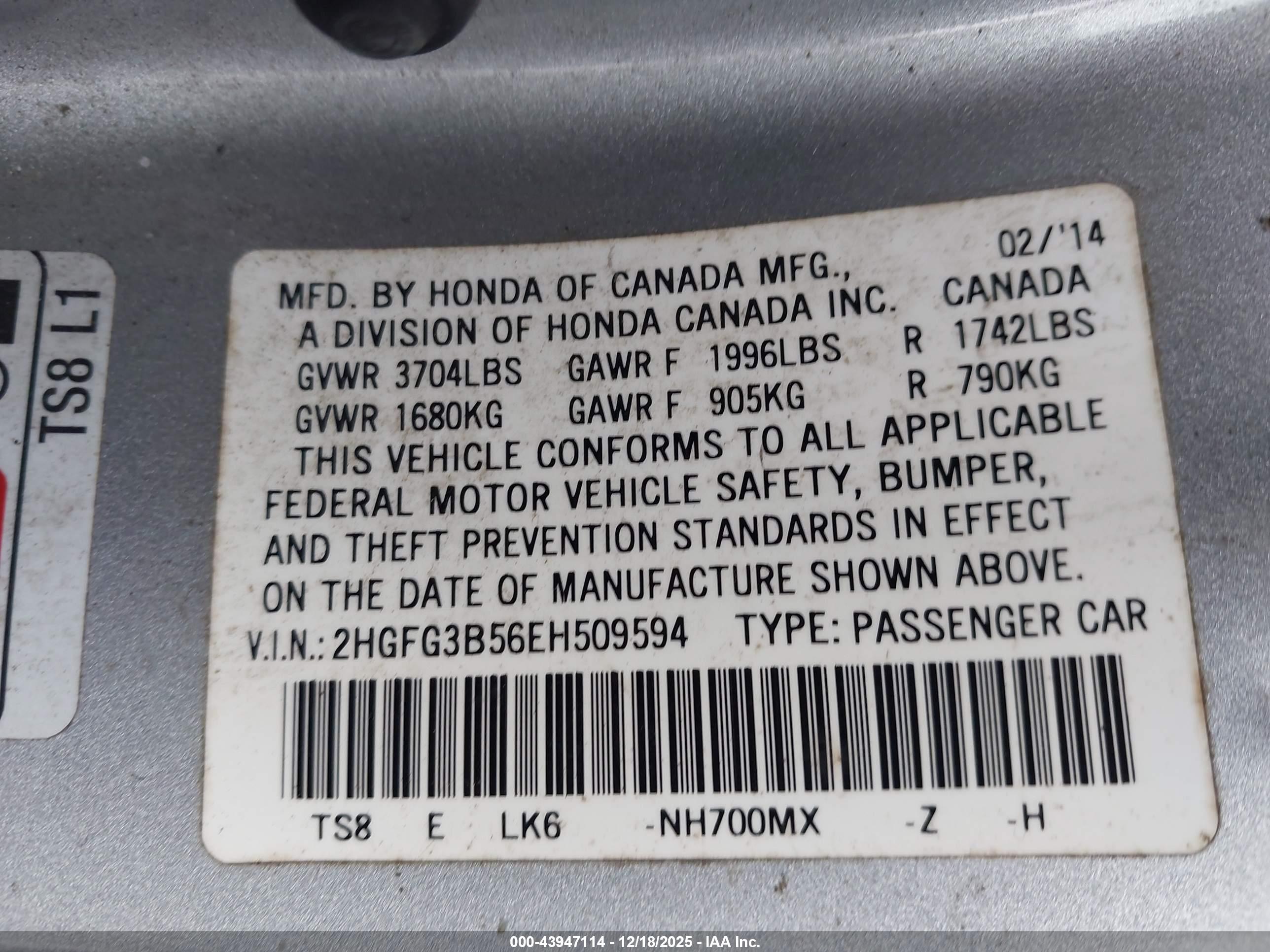 HONDA CIVIC image 9