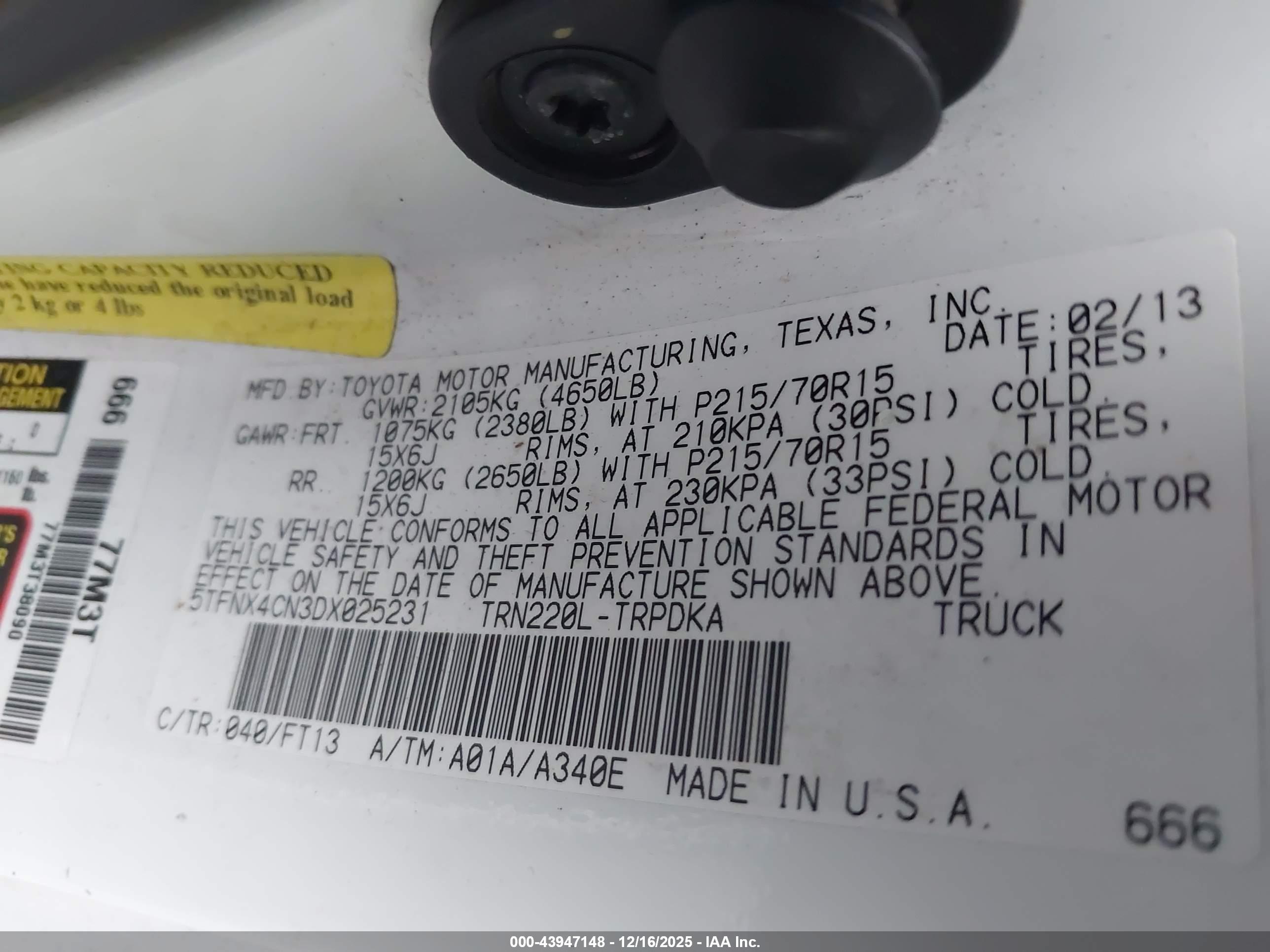 TOYOTA TACOMA image 9