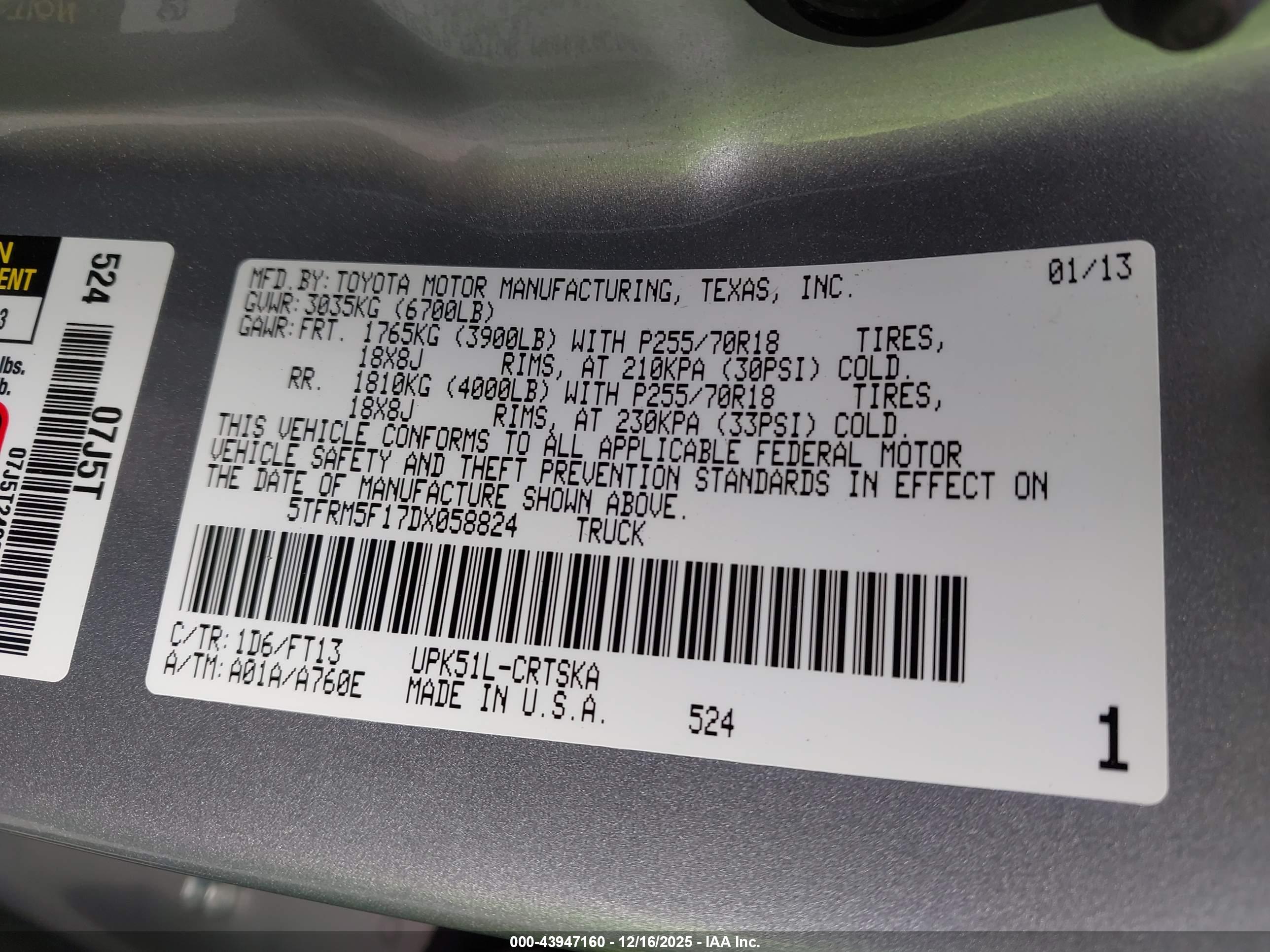 TOYOTA TUNDRA image 9