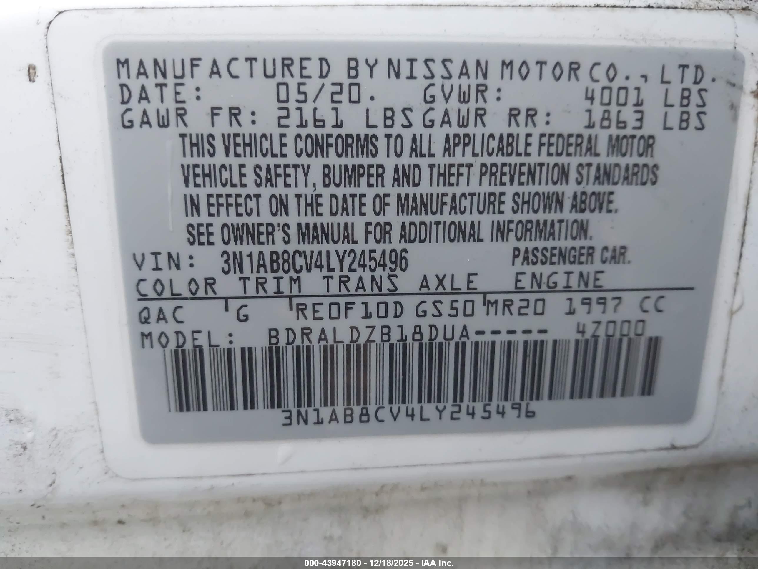 NISSAN SENTRA image 9