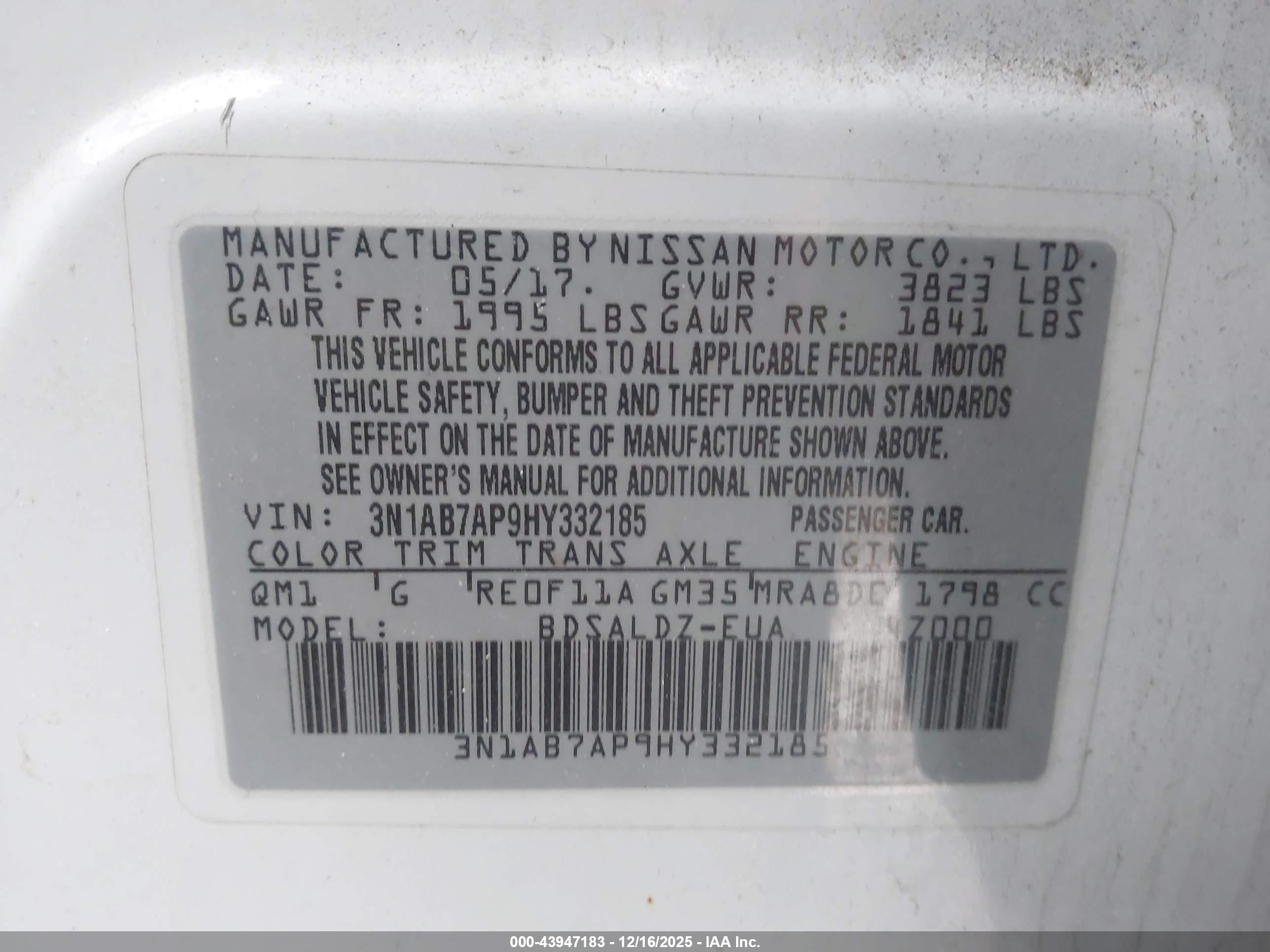 NISSAN SENTRA image 9