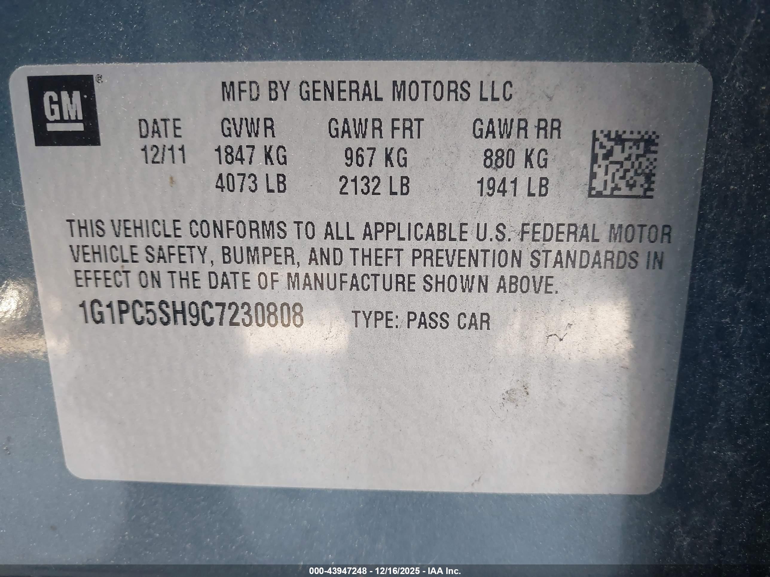 CHEVROLET CRUZE image 9