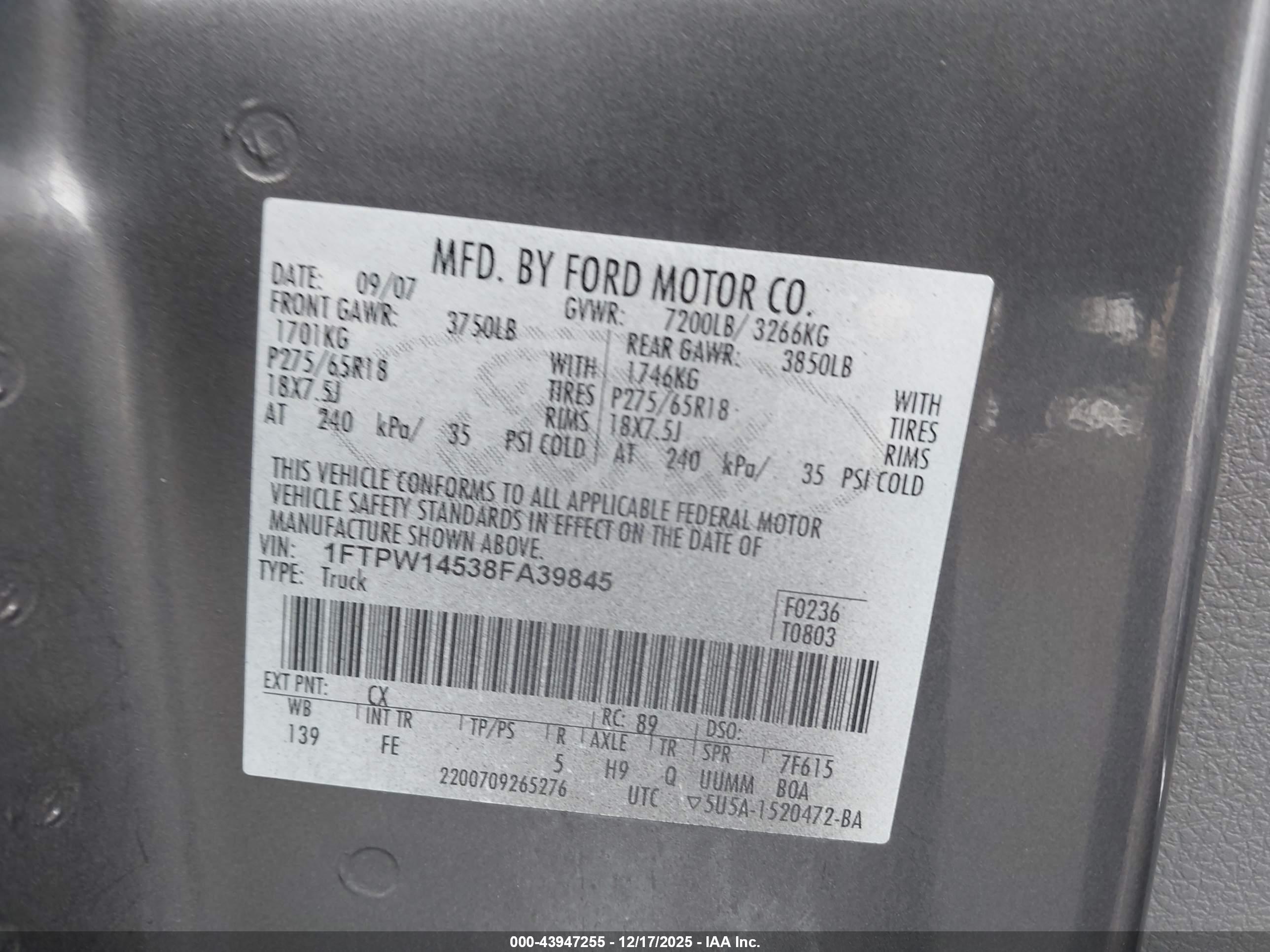 FORD F-150 image 9