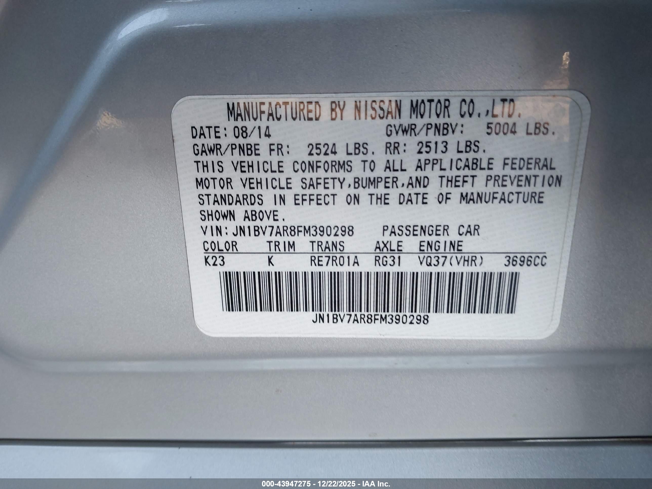 INFINITI Q50 image 9