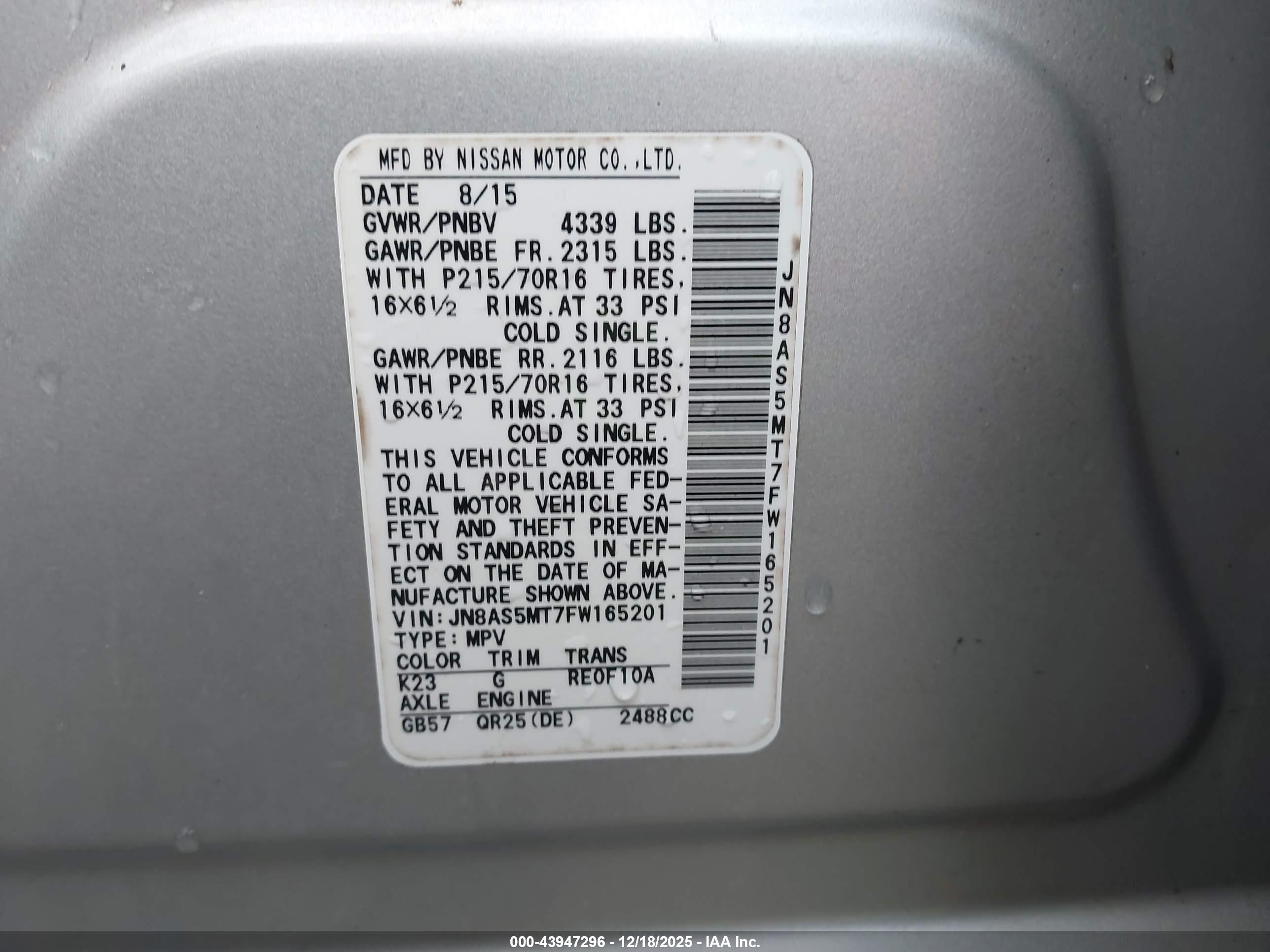 NISSAN ROGUE image 9