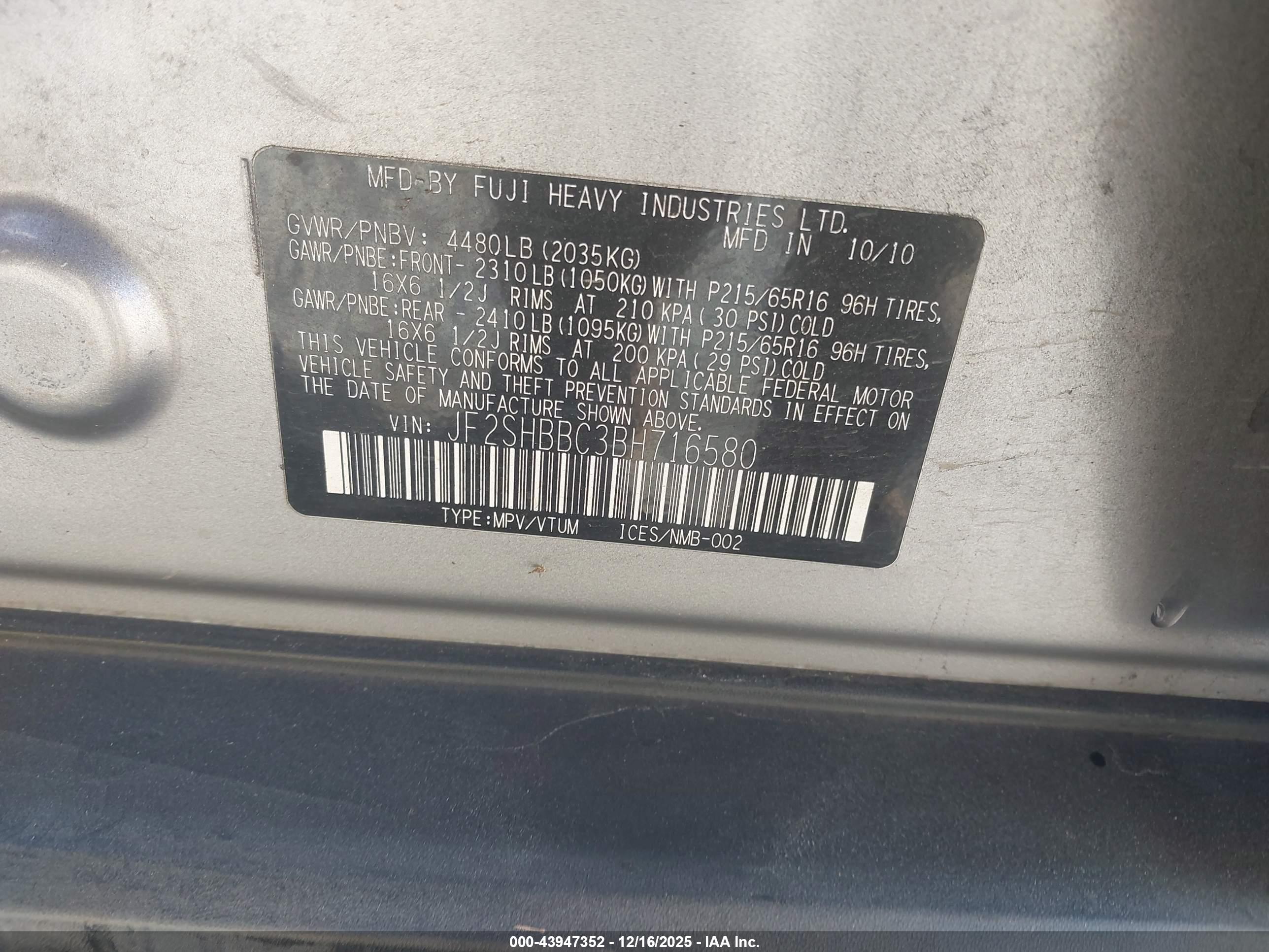 SUBARU FORESTER image 9