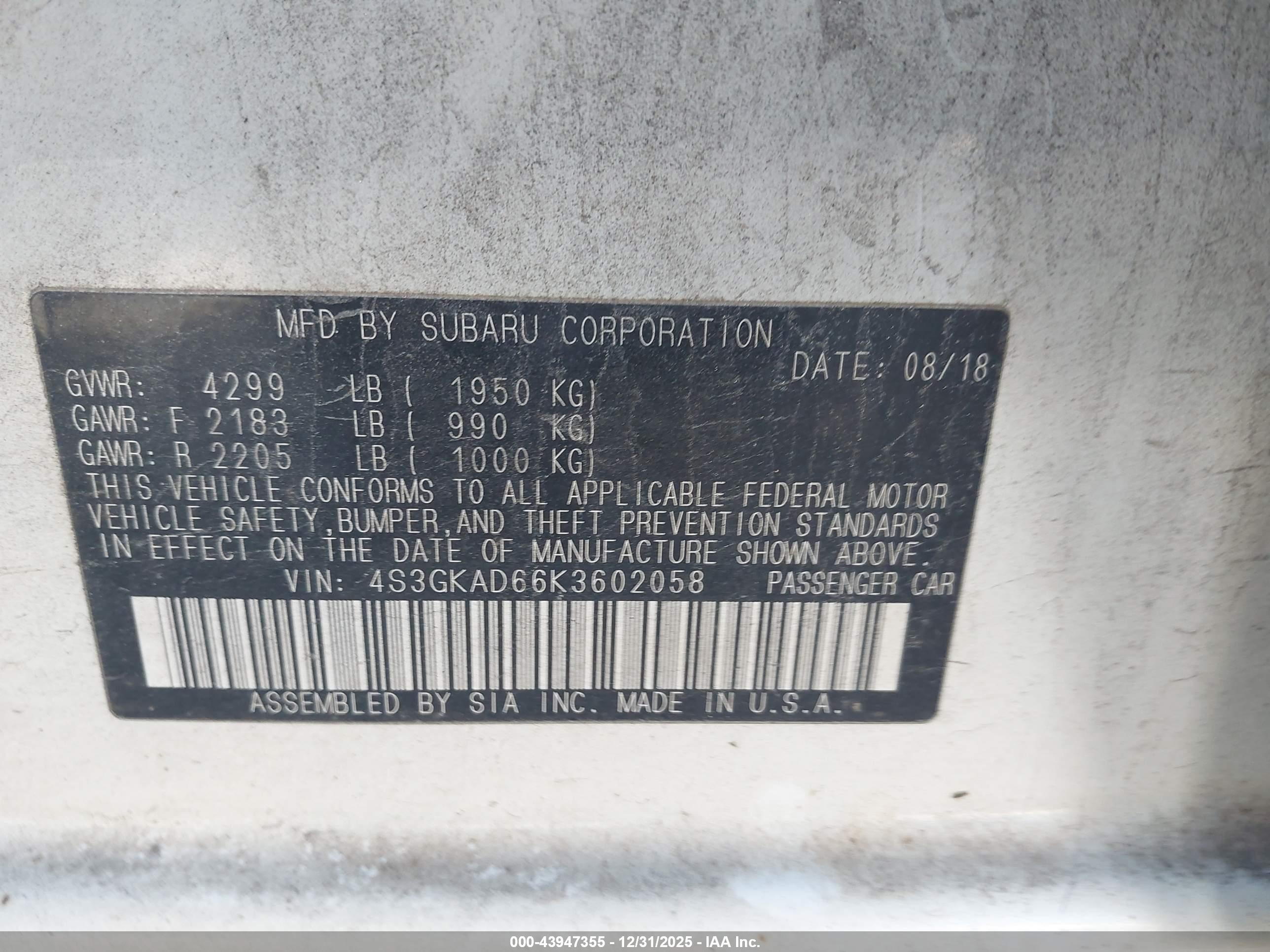 SUBARU IMPREZA image 9