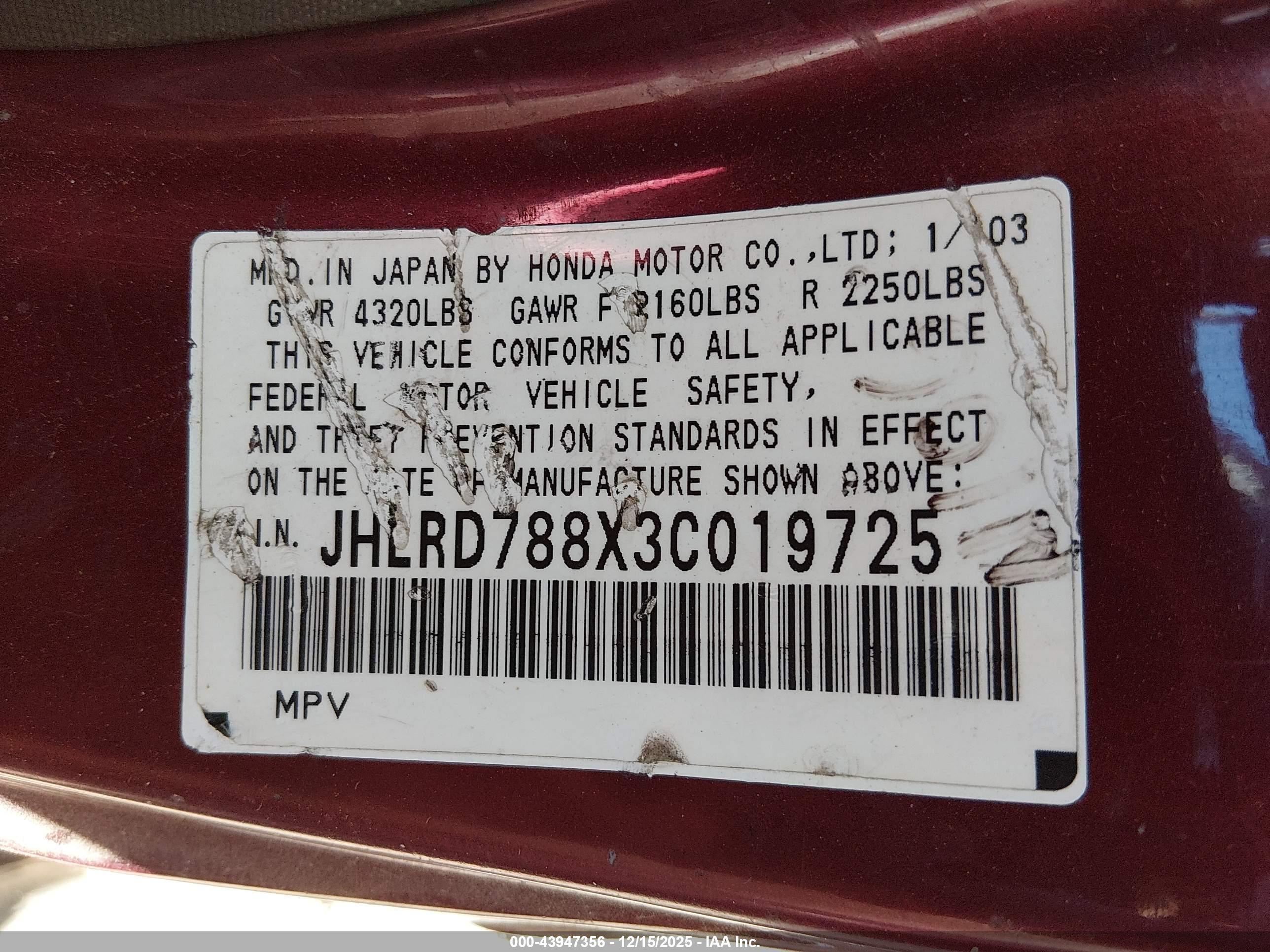 HONDA CR-V image 9