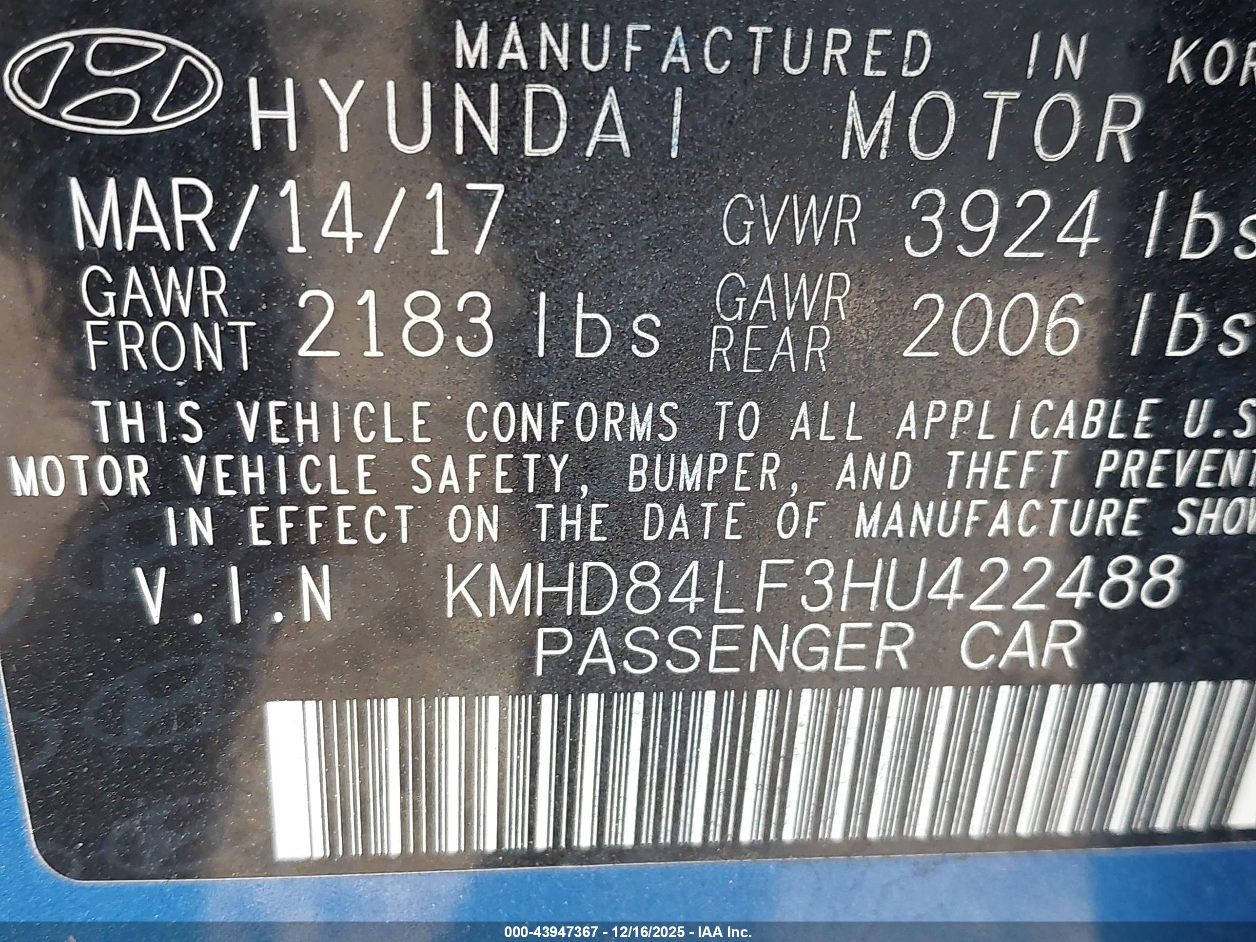 HYUNDAI ELANTRA image 9