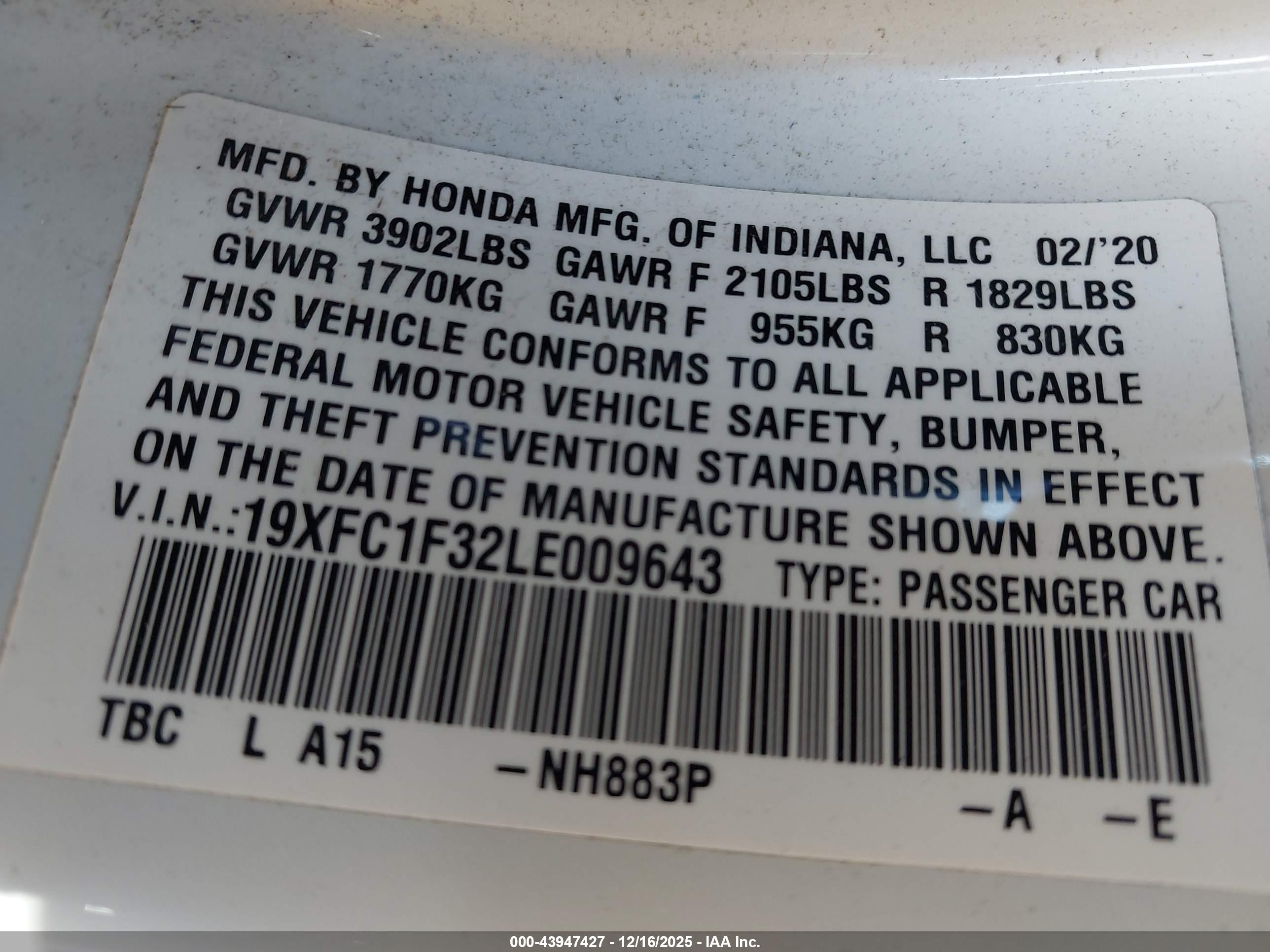 HONDA CIVIC image 9