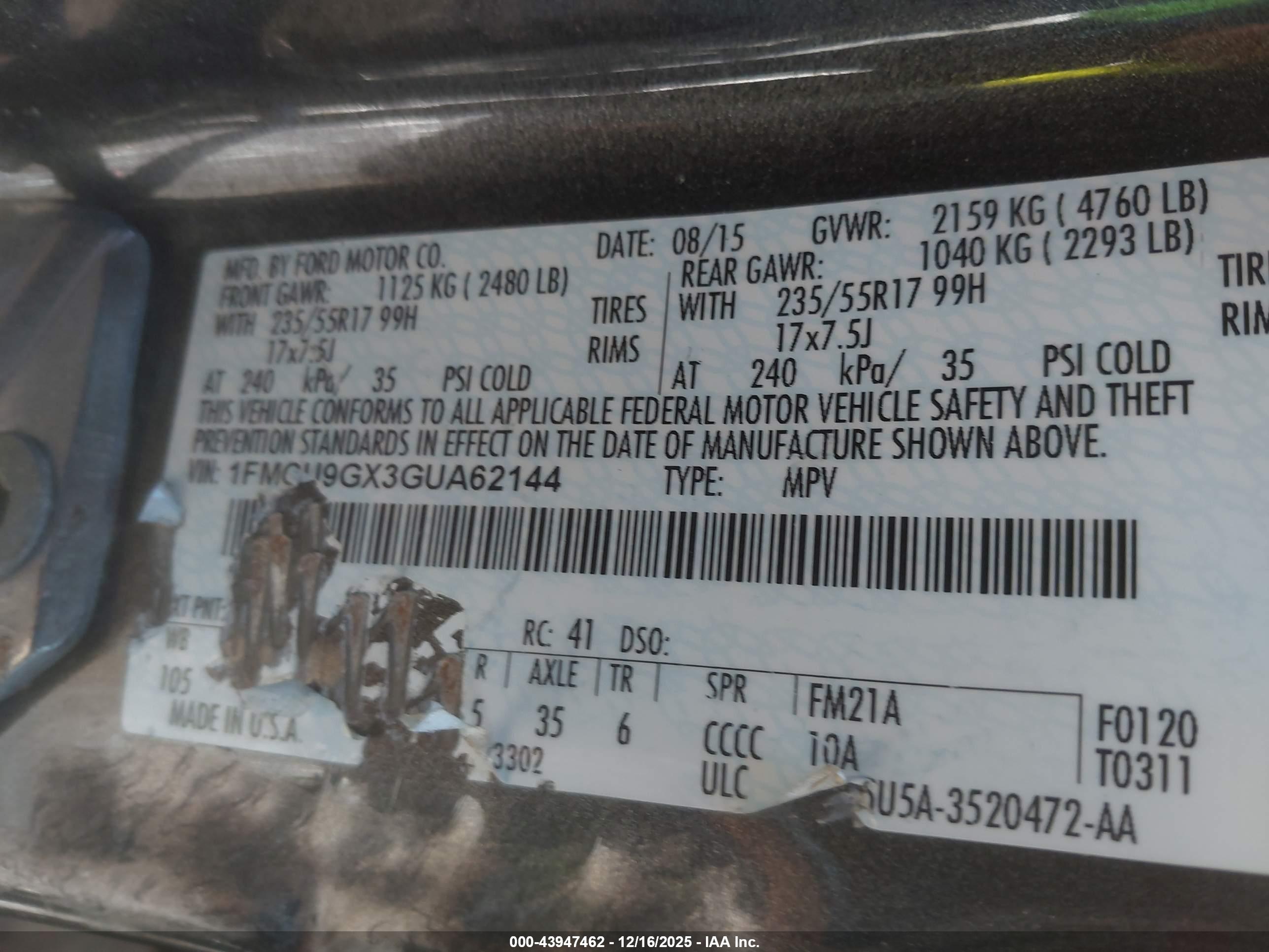 FORD ESCAPE image 9