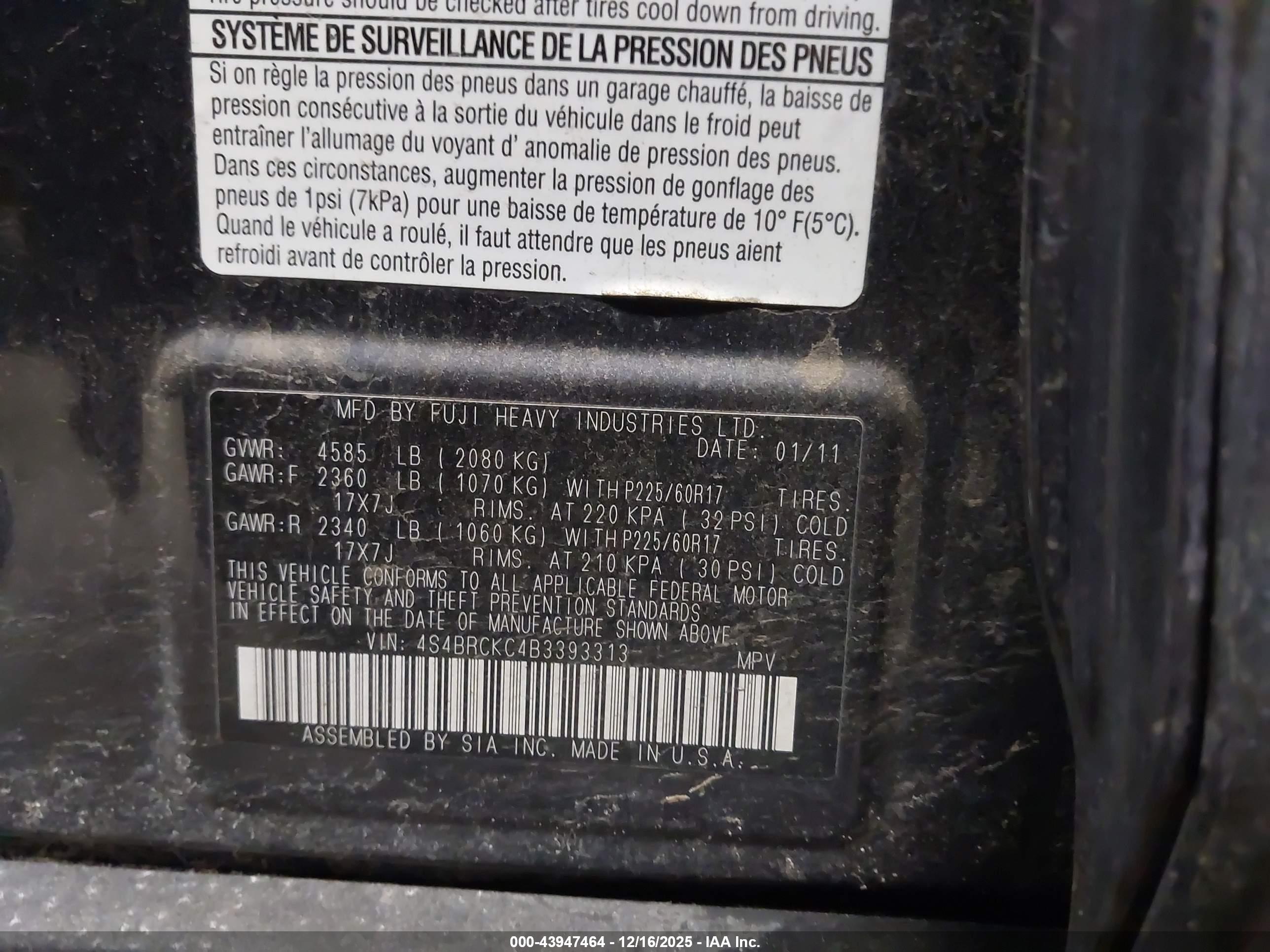 SUBARU OUTBACK image 9