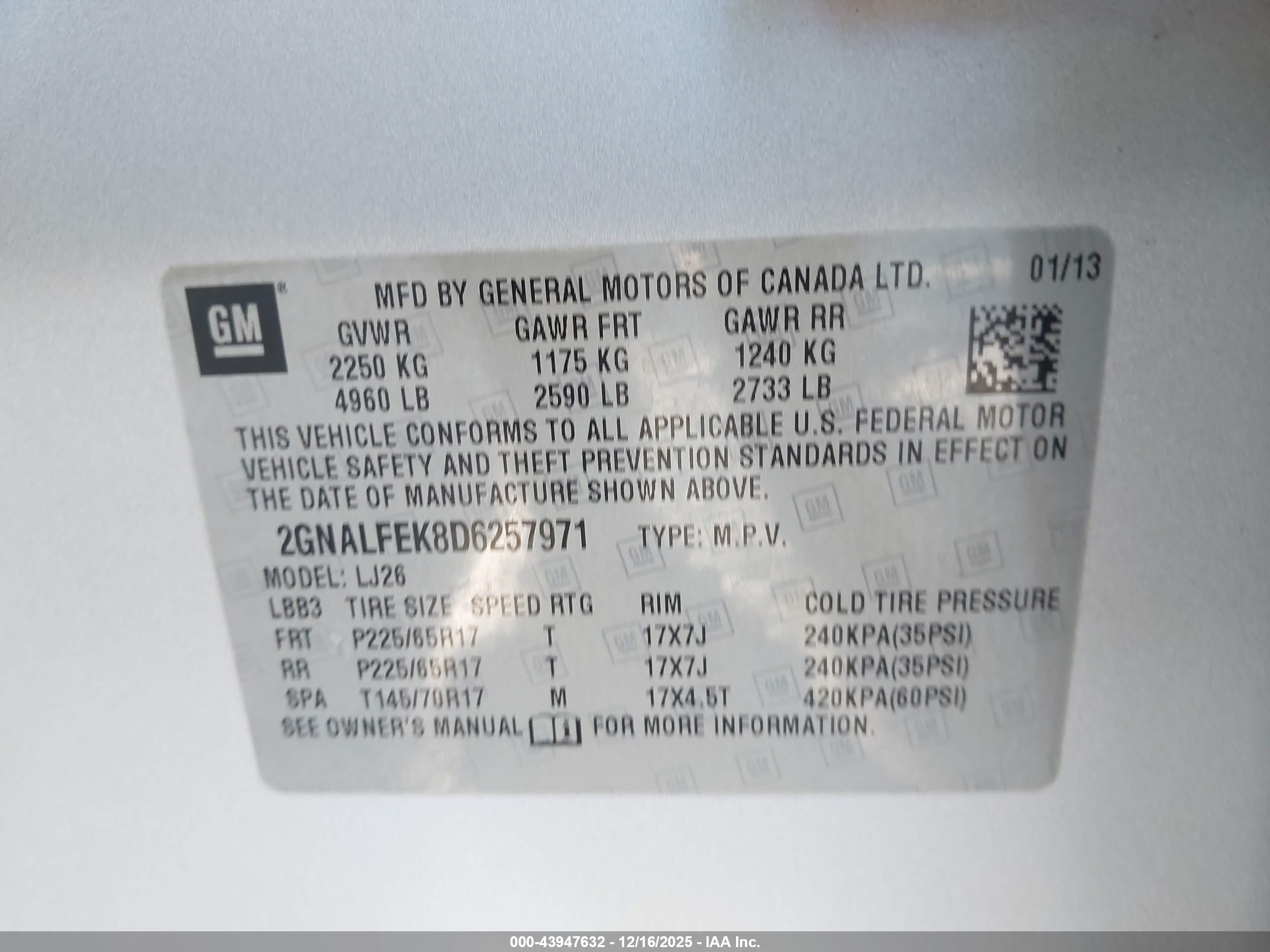 CHEVROLET EQUINOX image 9