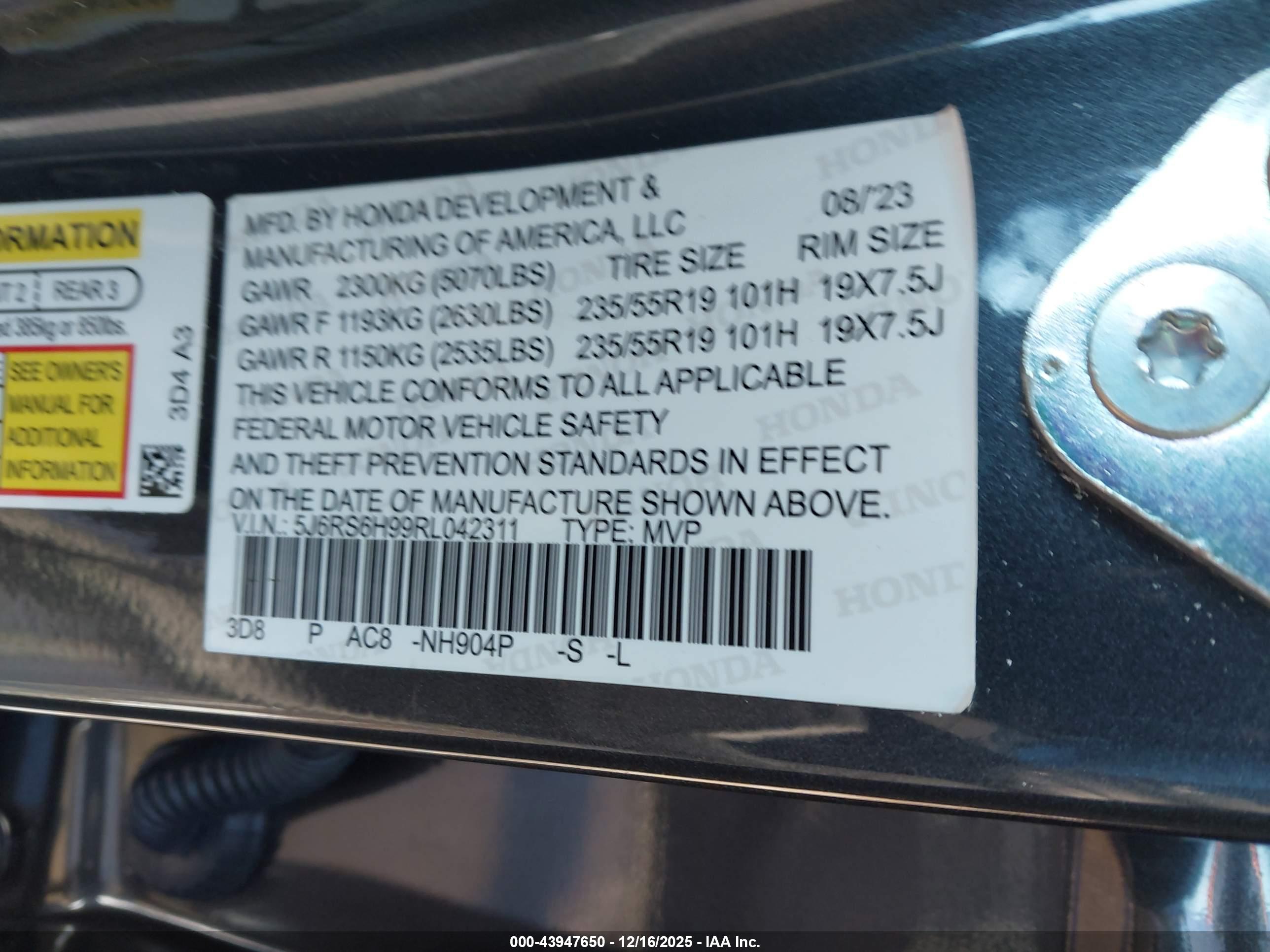 HONDA CR-V image 9
