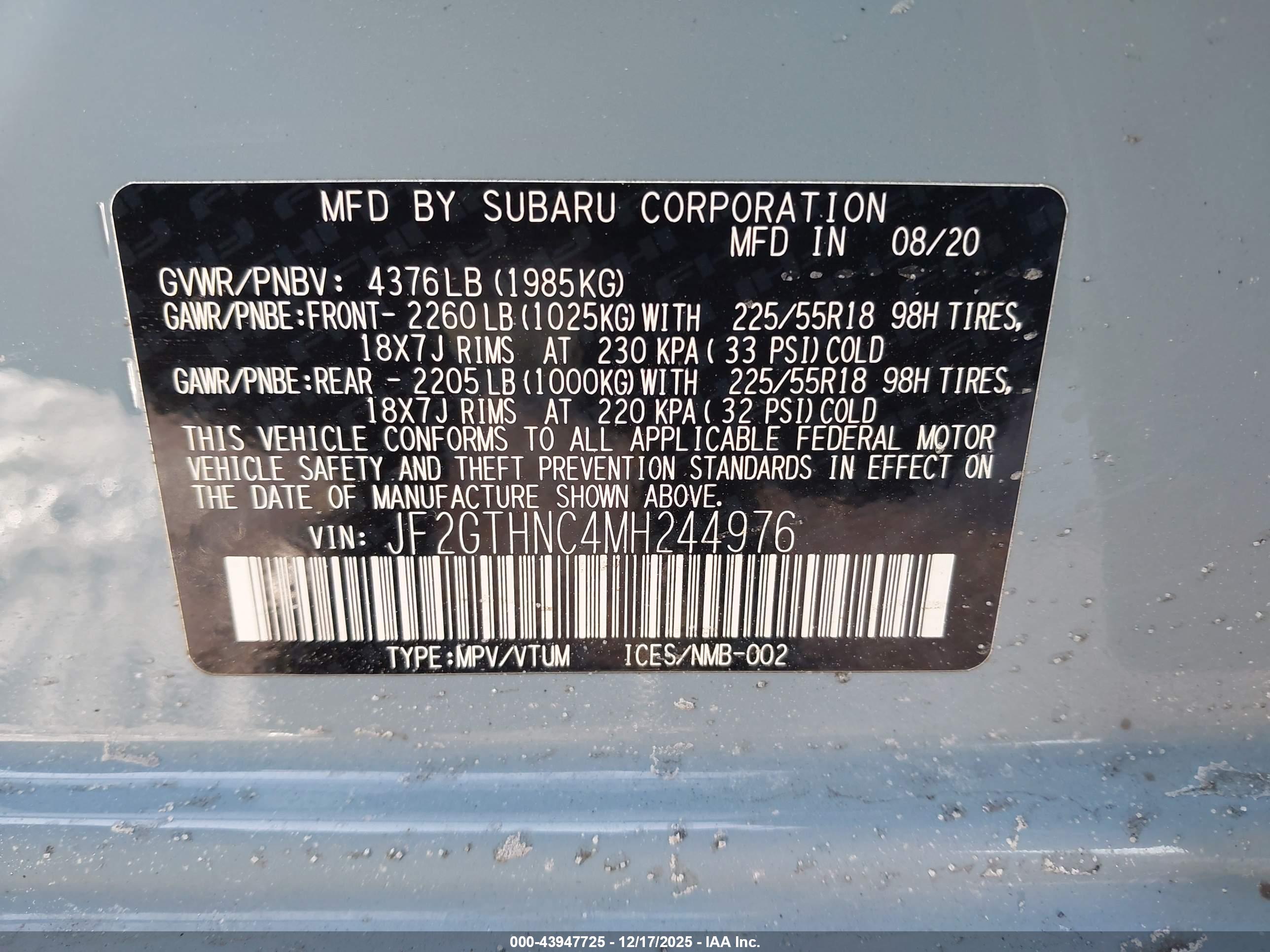 SUBARU CROSSTREK image 9