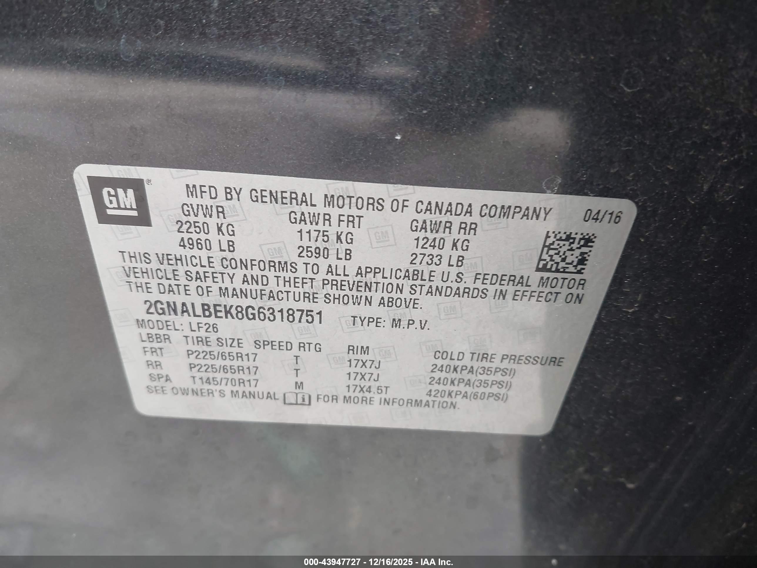 CHEVROLET EQUINOX image 9