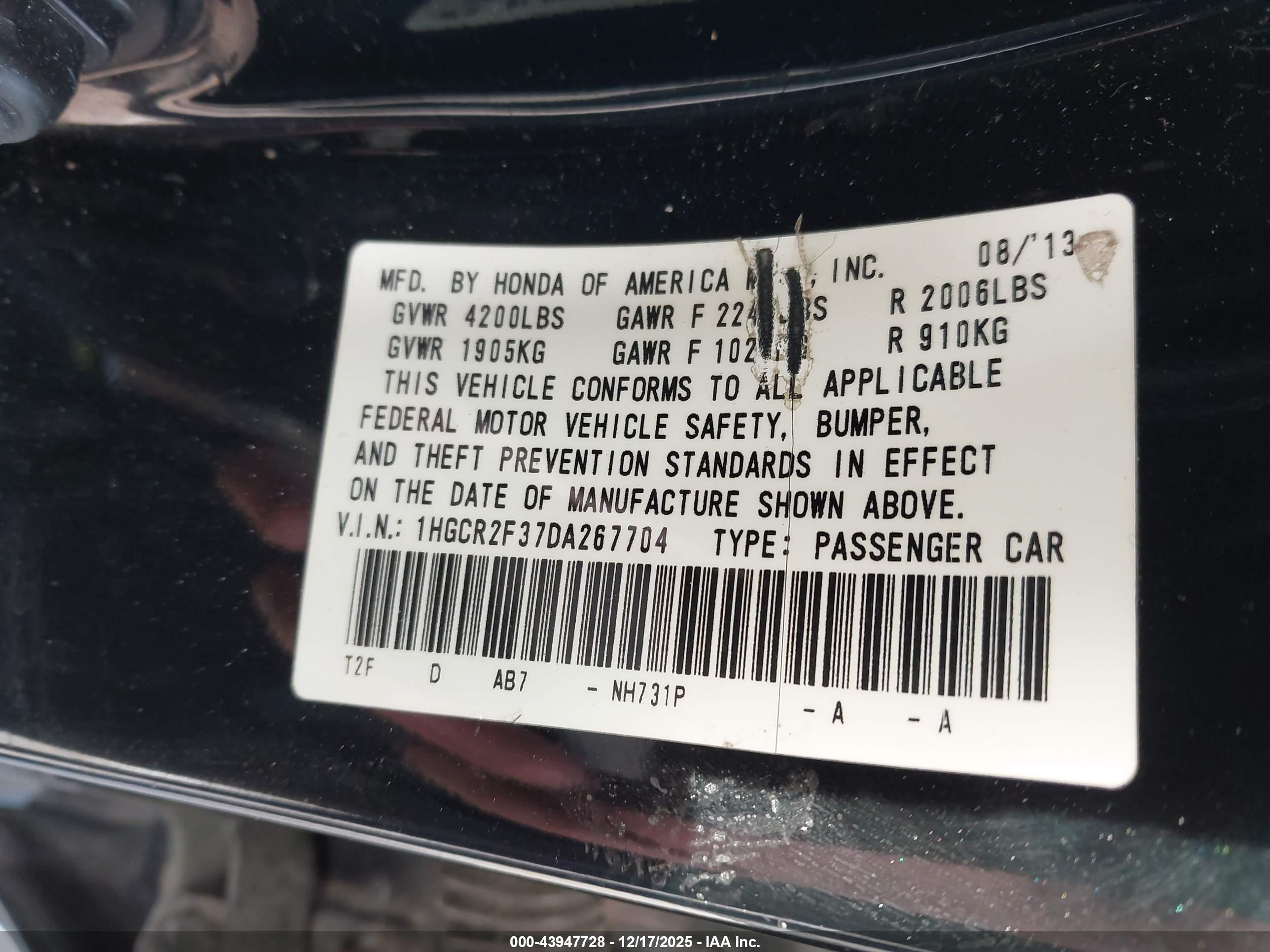 HONDA ACCORD image 9