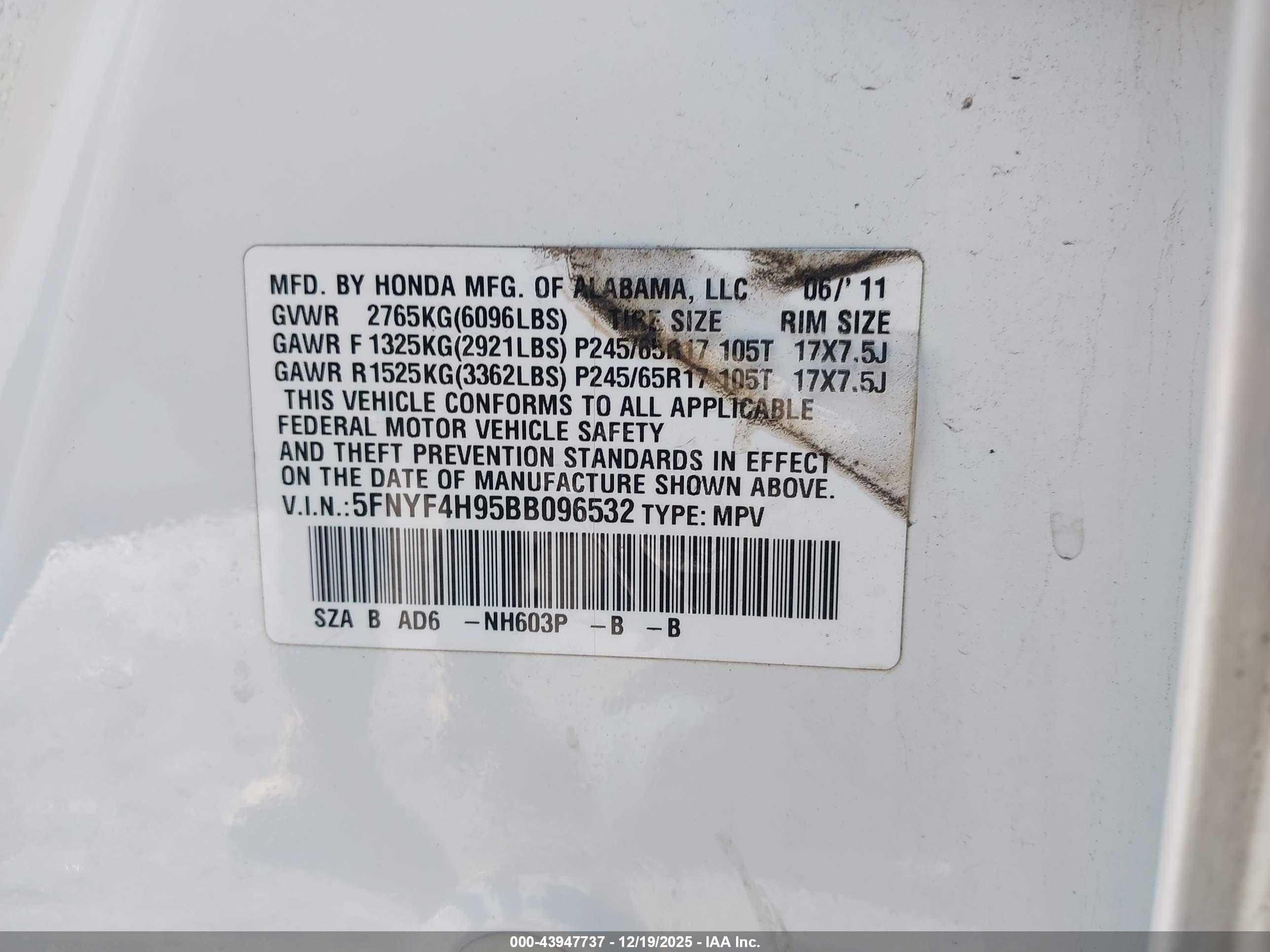 HONDA PILOT image 9
