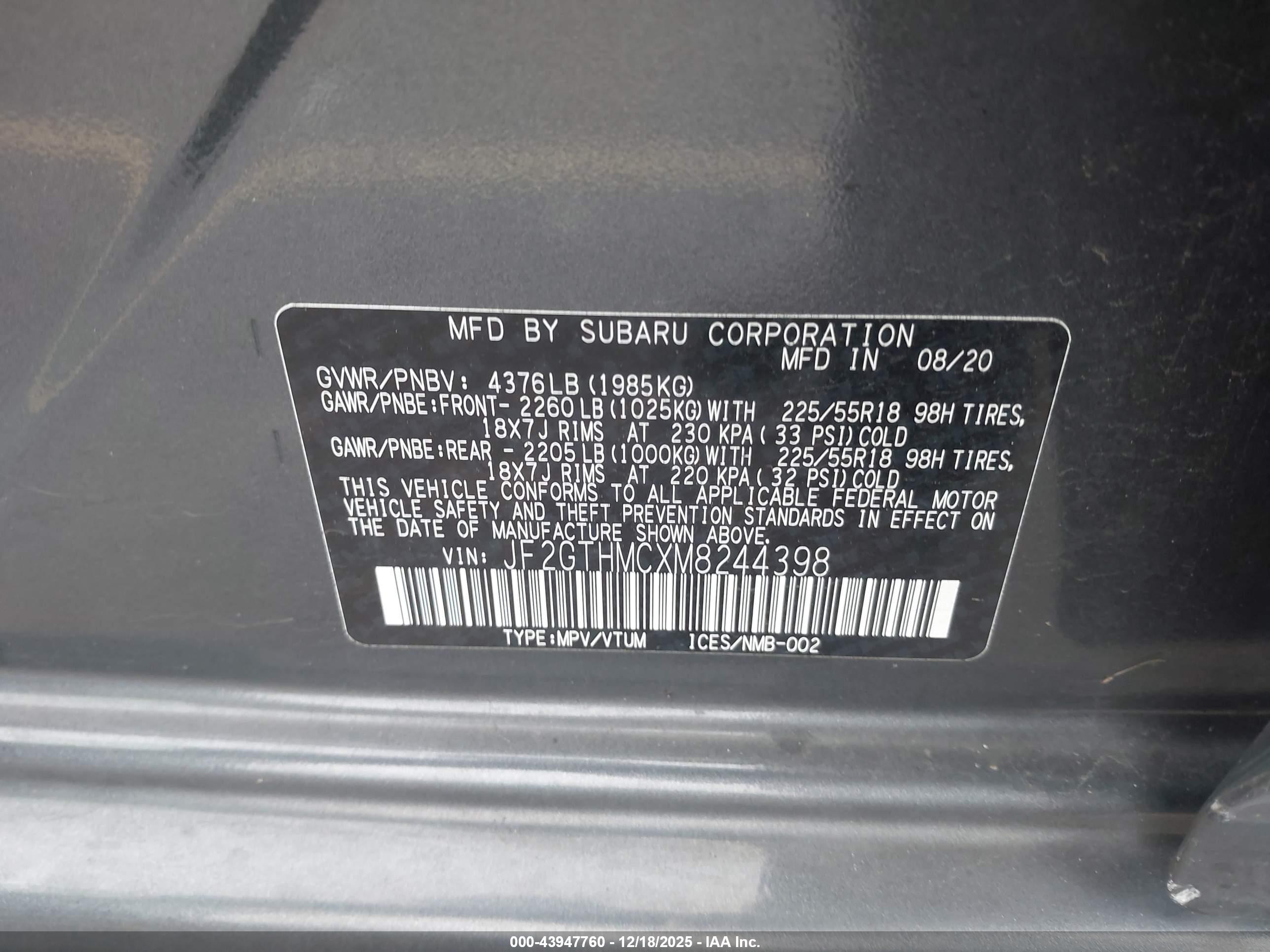 SUBARU CROSSTREK image 9