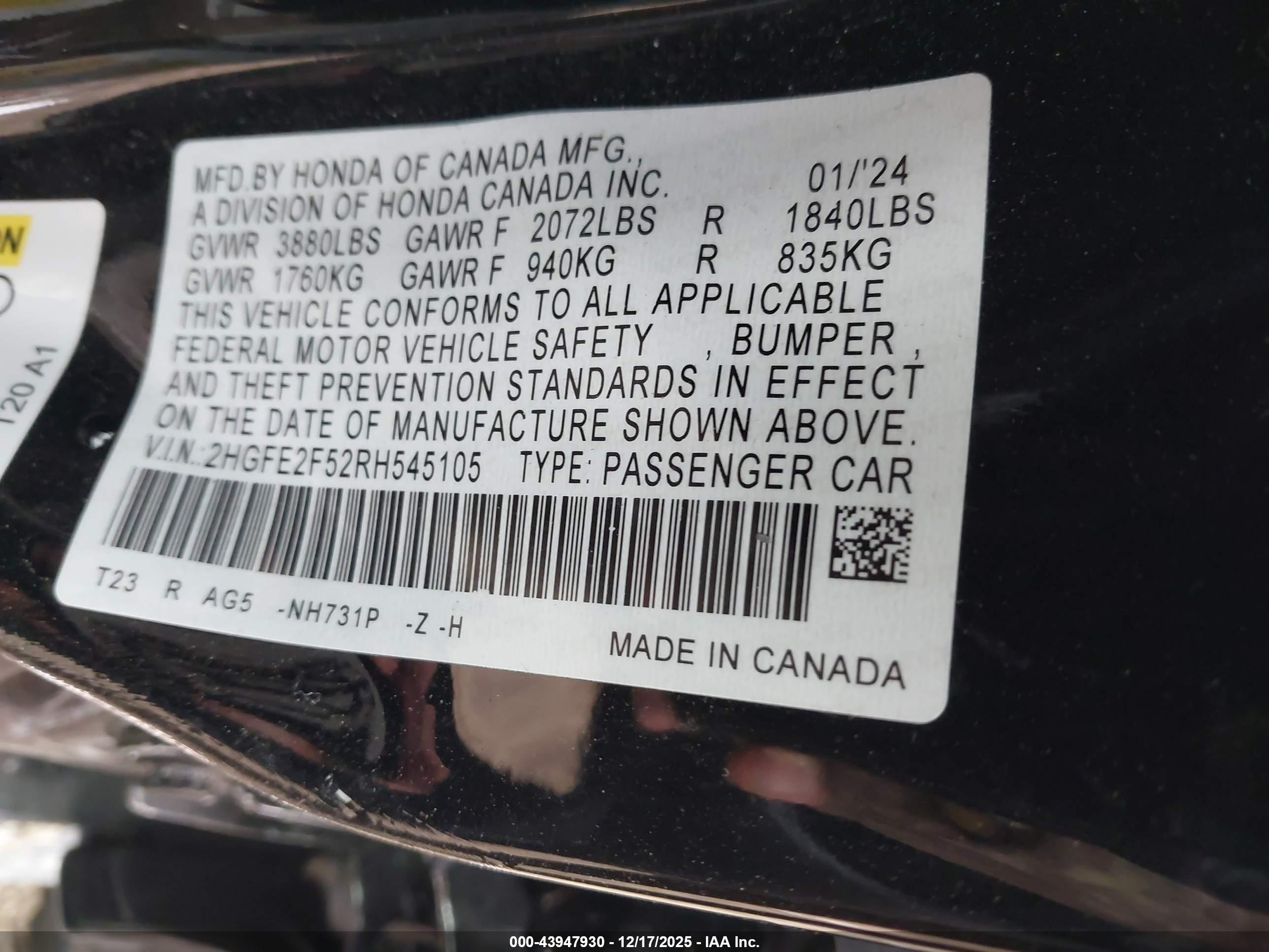 HONDA CIVIC image 9