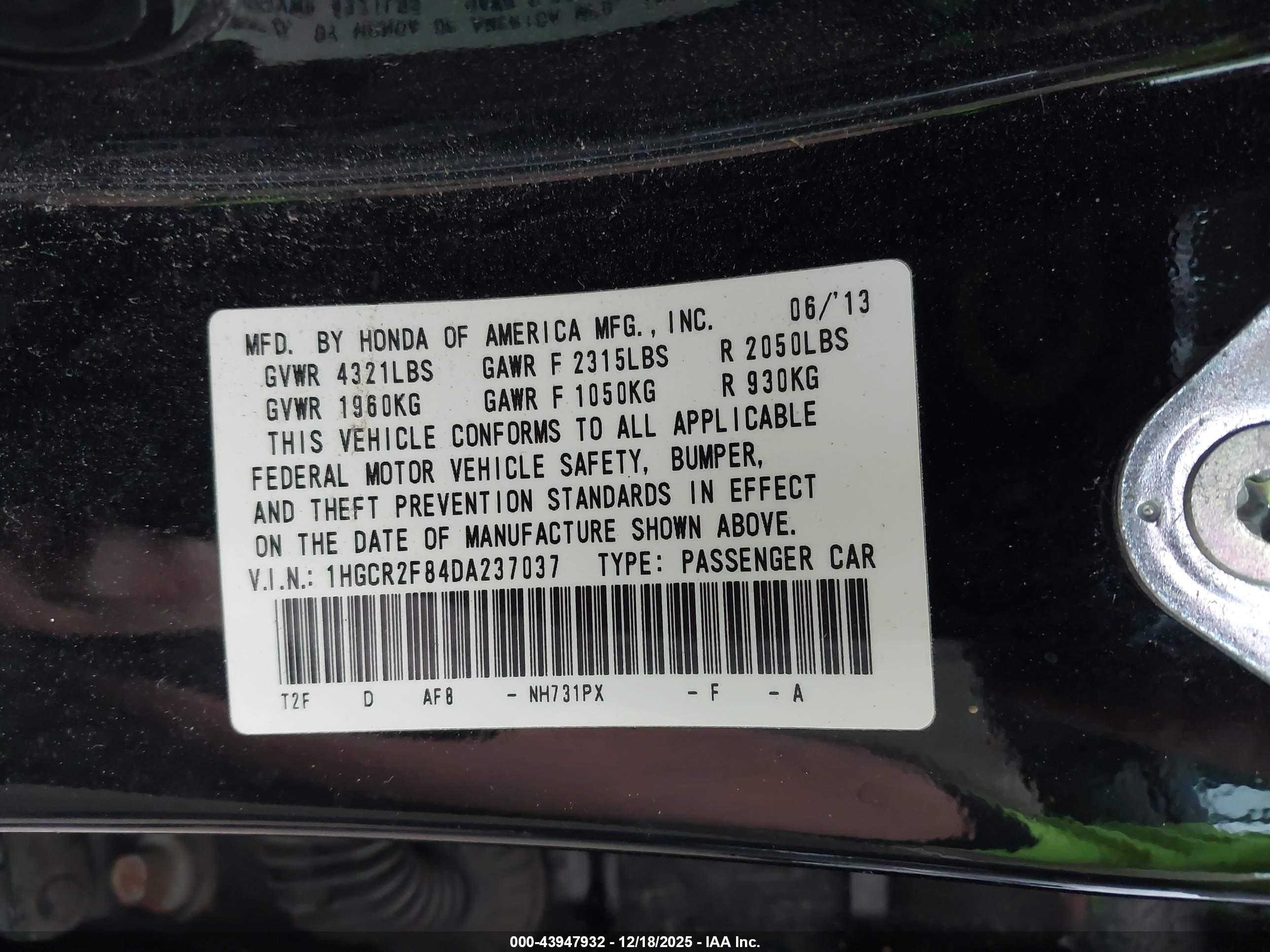 HONDA ACCORD image 9