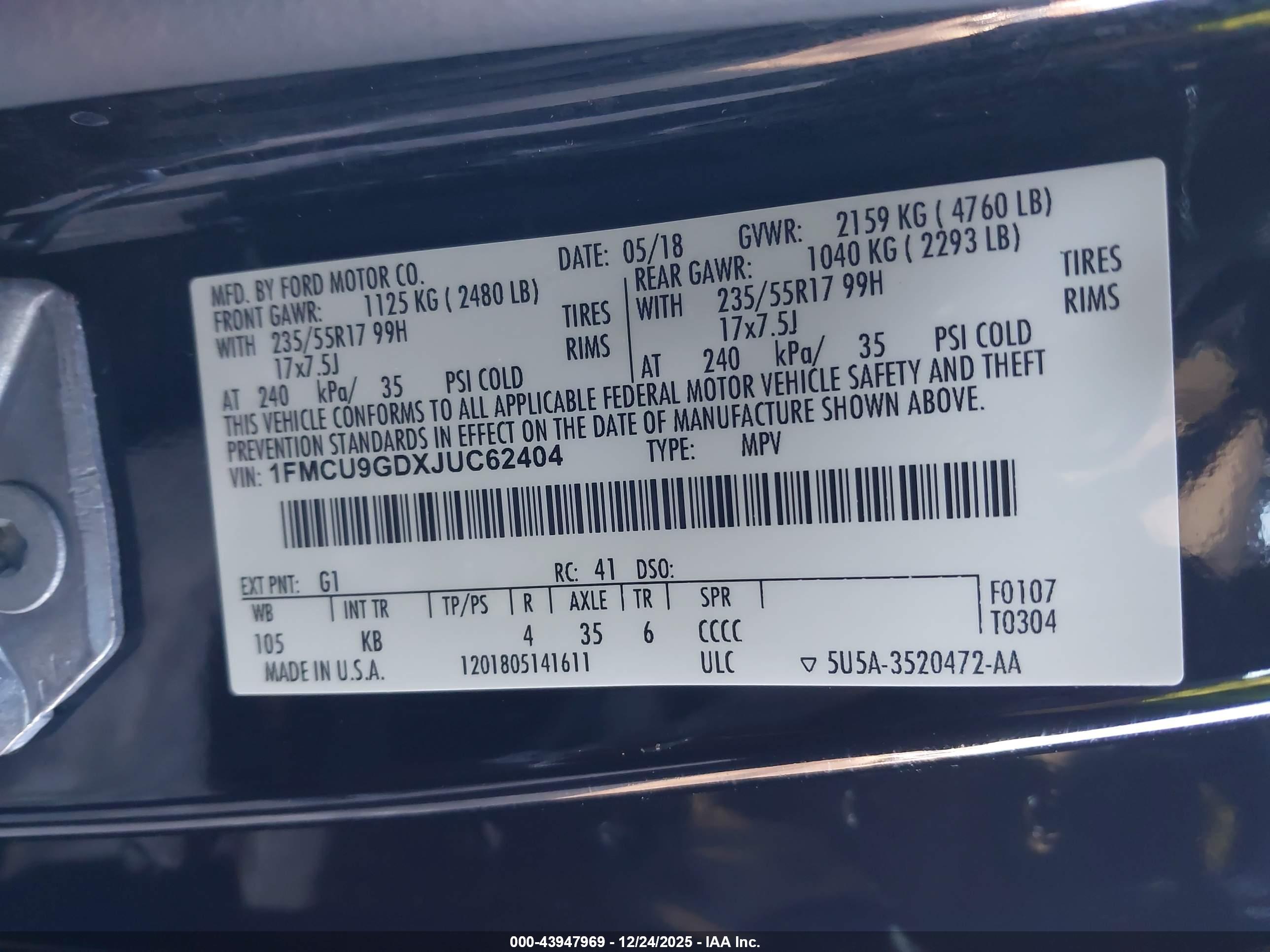 FORD ESCAPE image 9