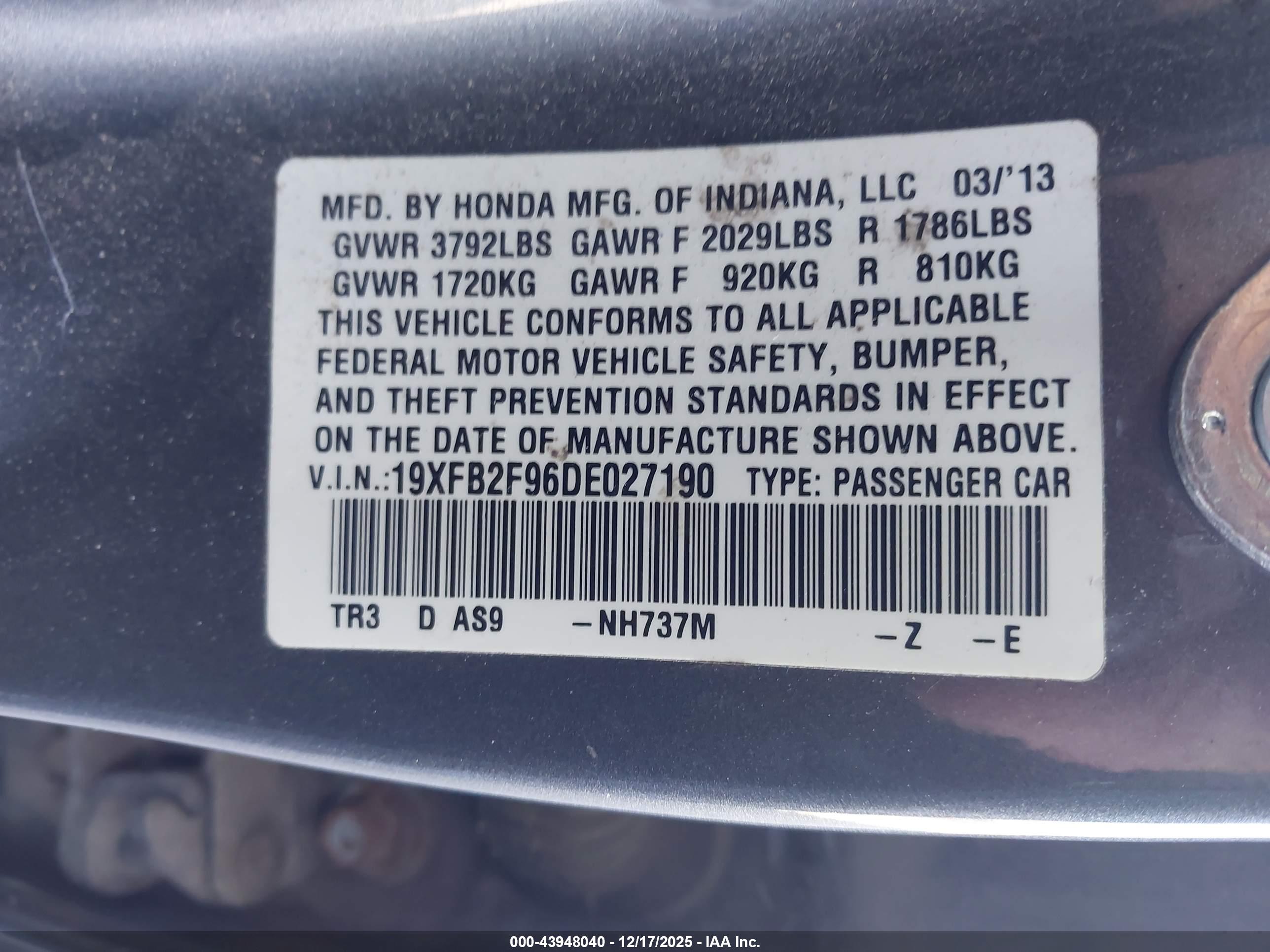 HONDA CIVIC image 9