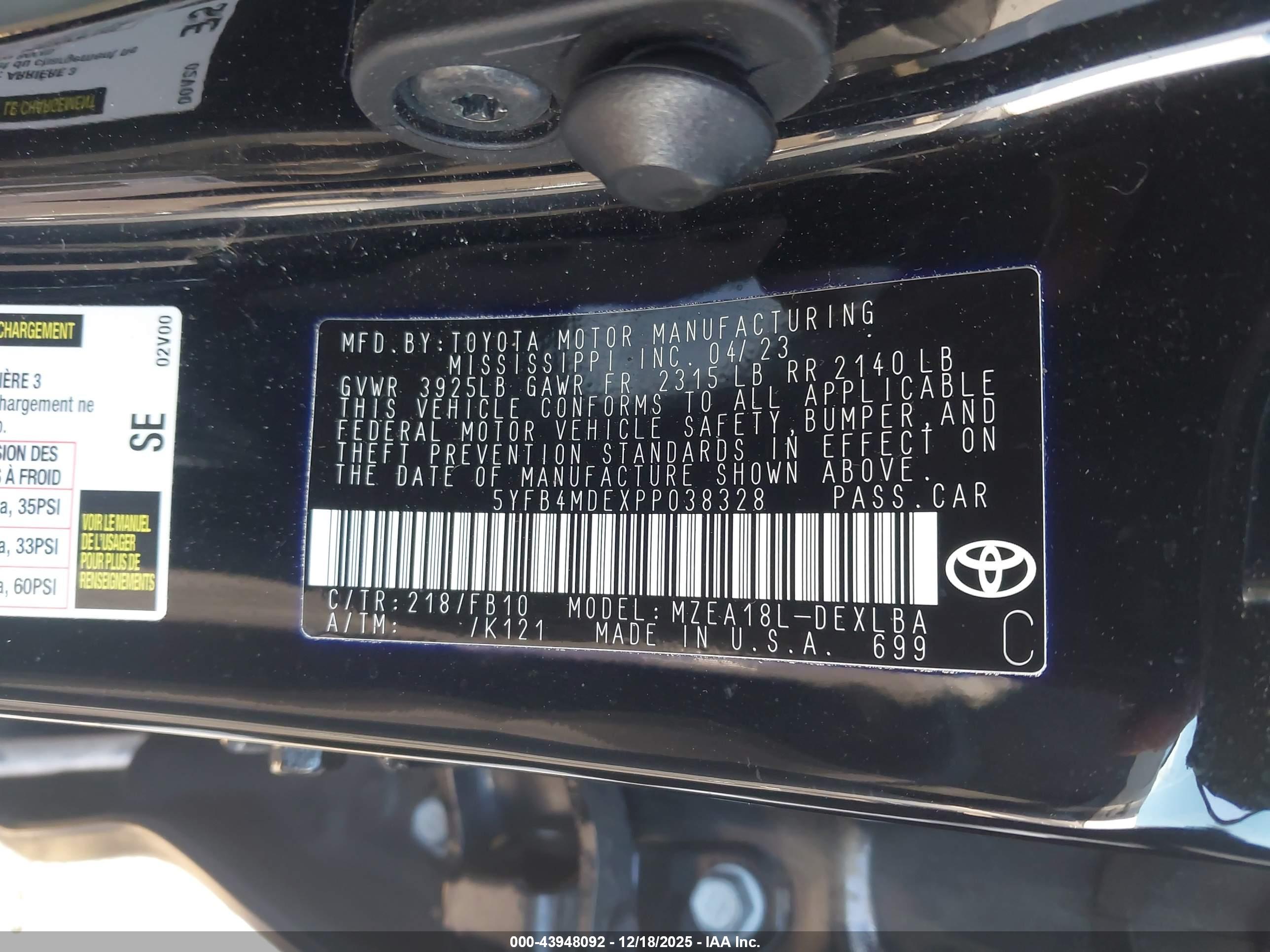 TOYOTA COROLLA image 9