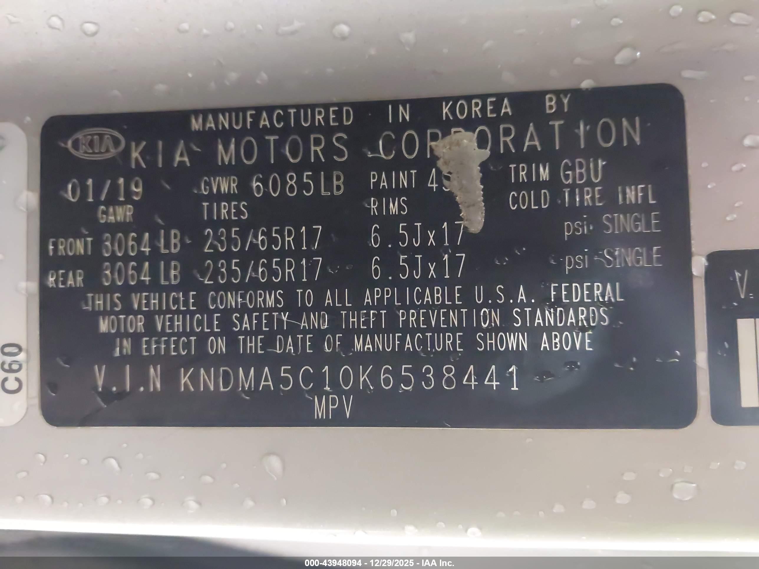 KIA SEDONA image 9