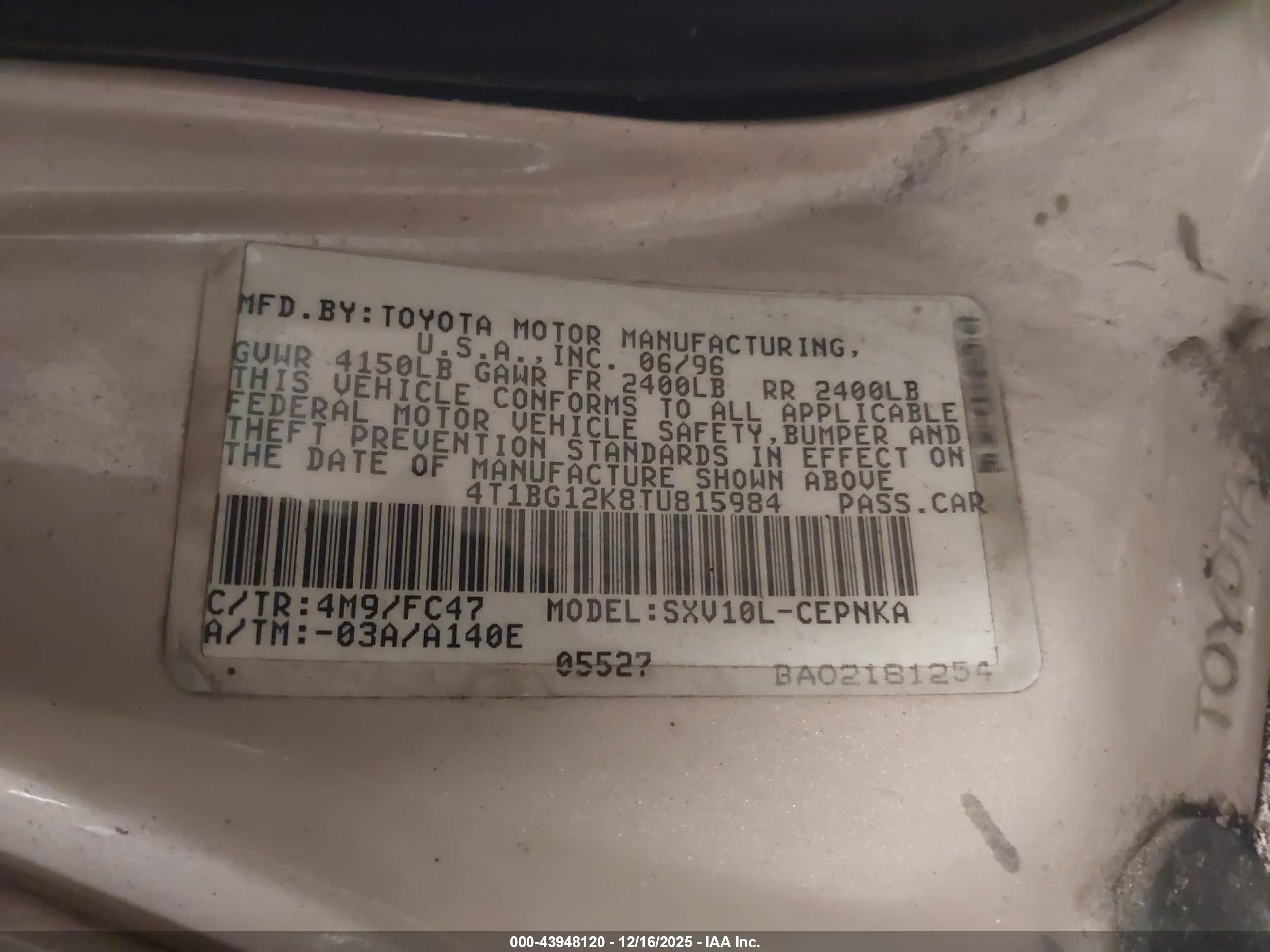 TOYOTA CAMRY image 9