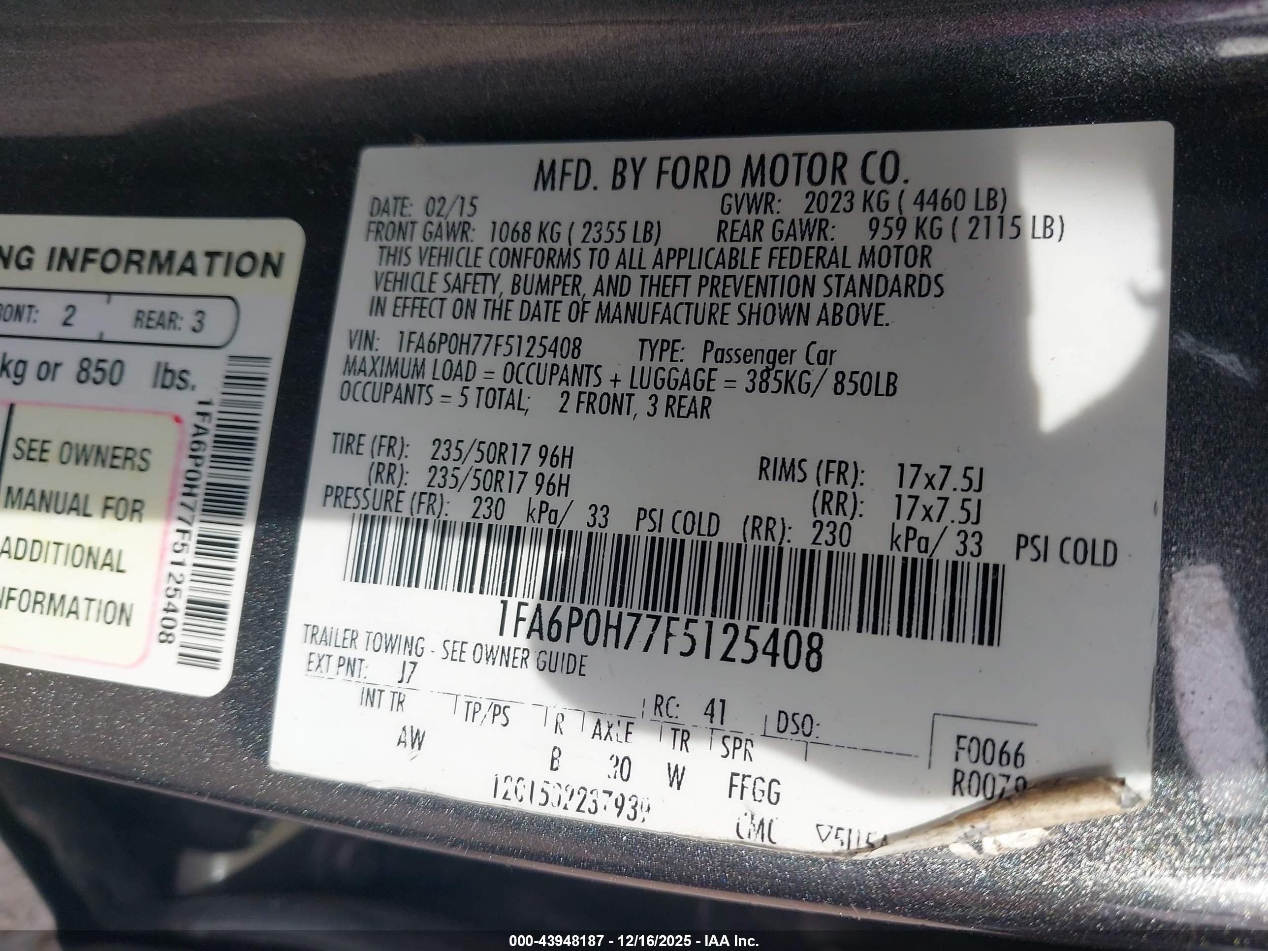 FORD FUSION image 9