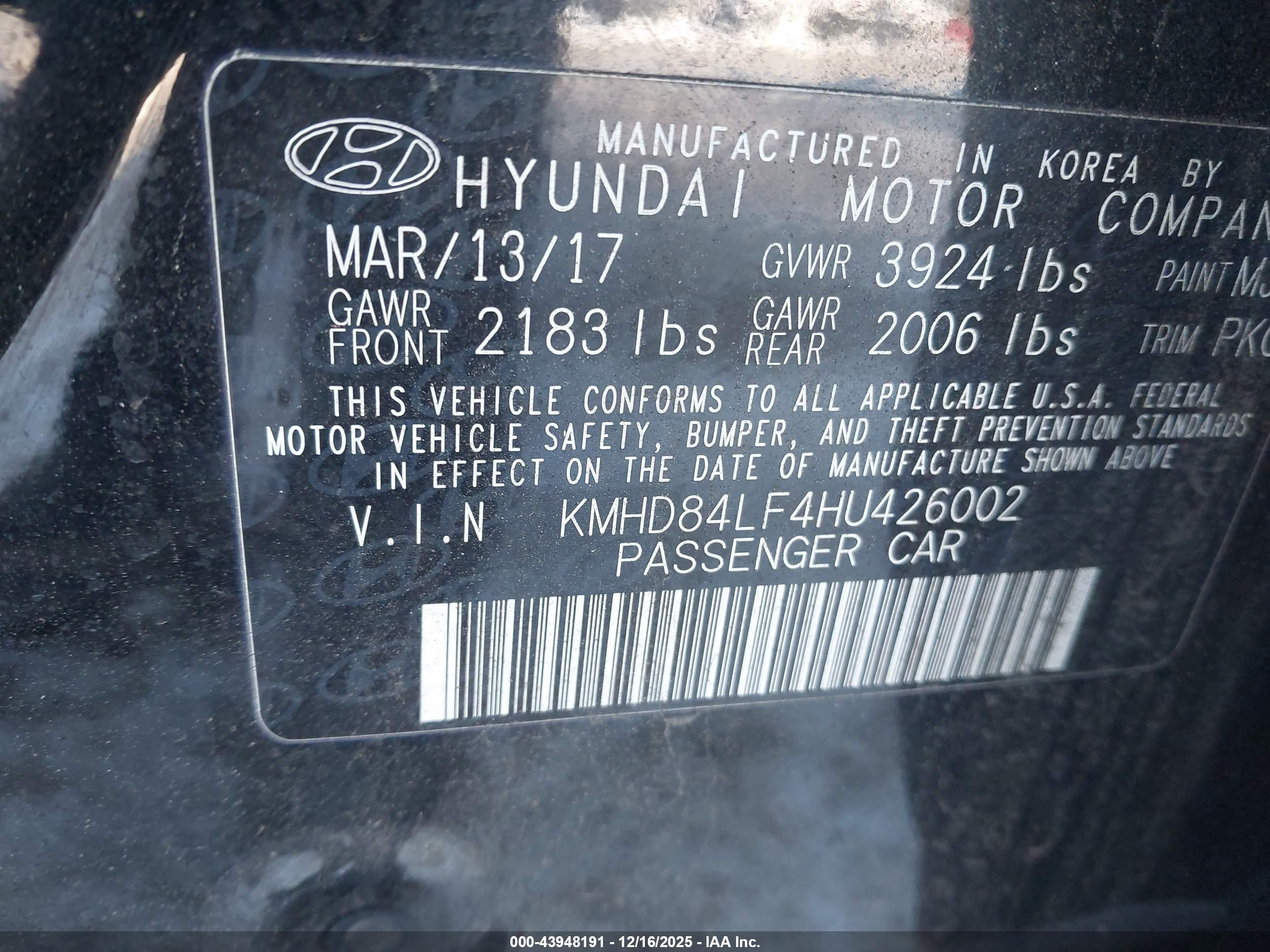 HYUNDAI ELANTRA image 9