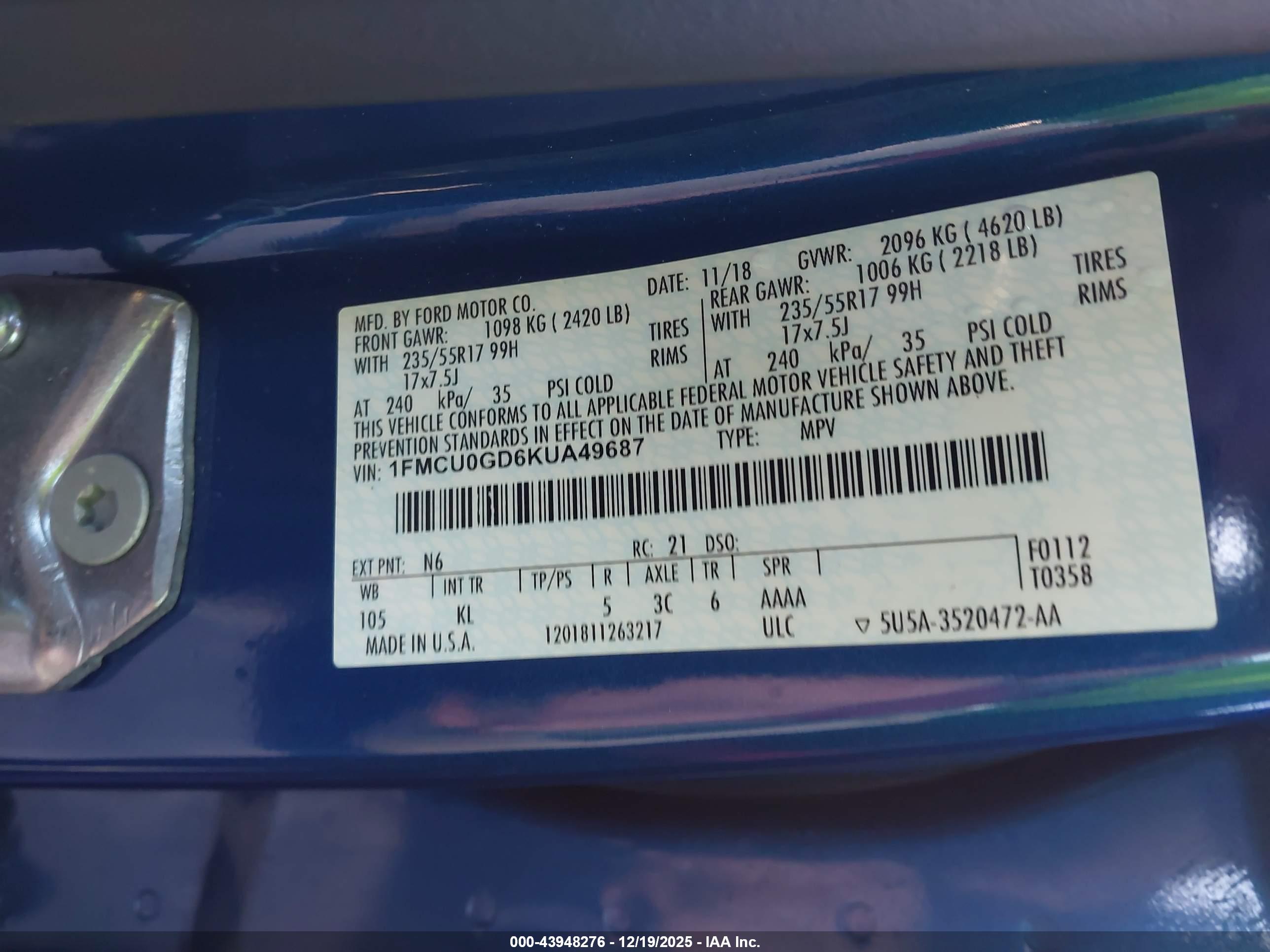 FORD ESCAPE image 9