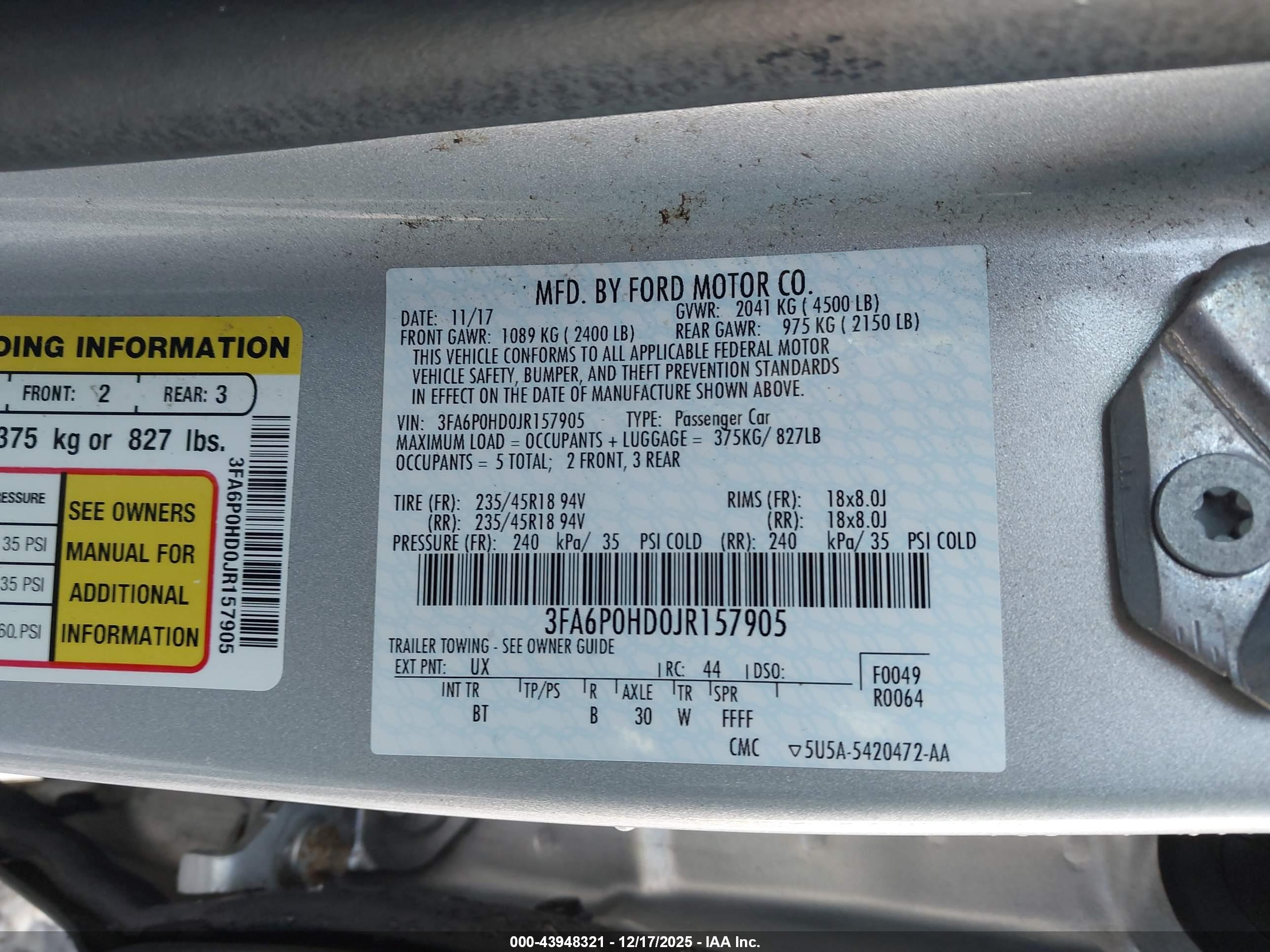 FORD FUSION image 9
