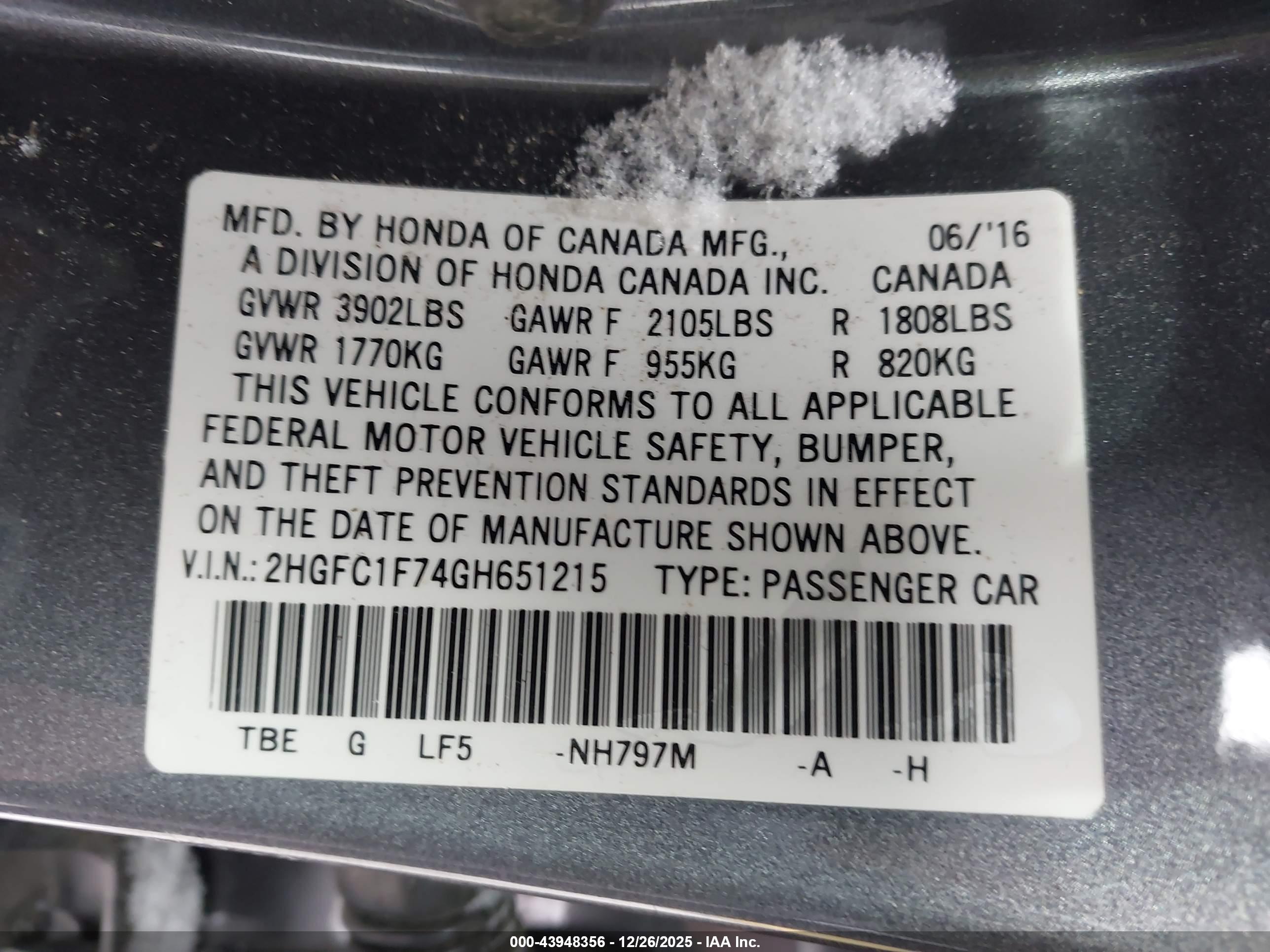 HONDA CIVIC image 9