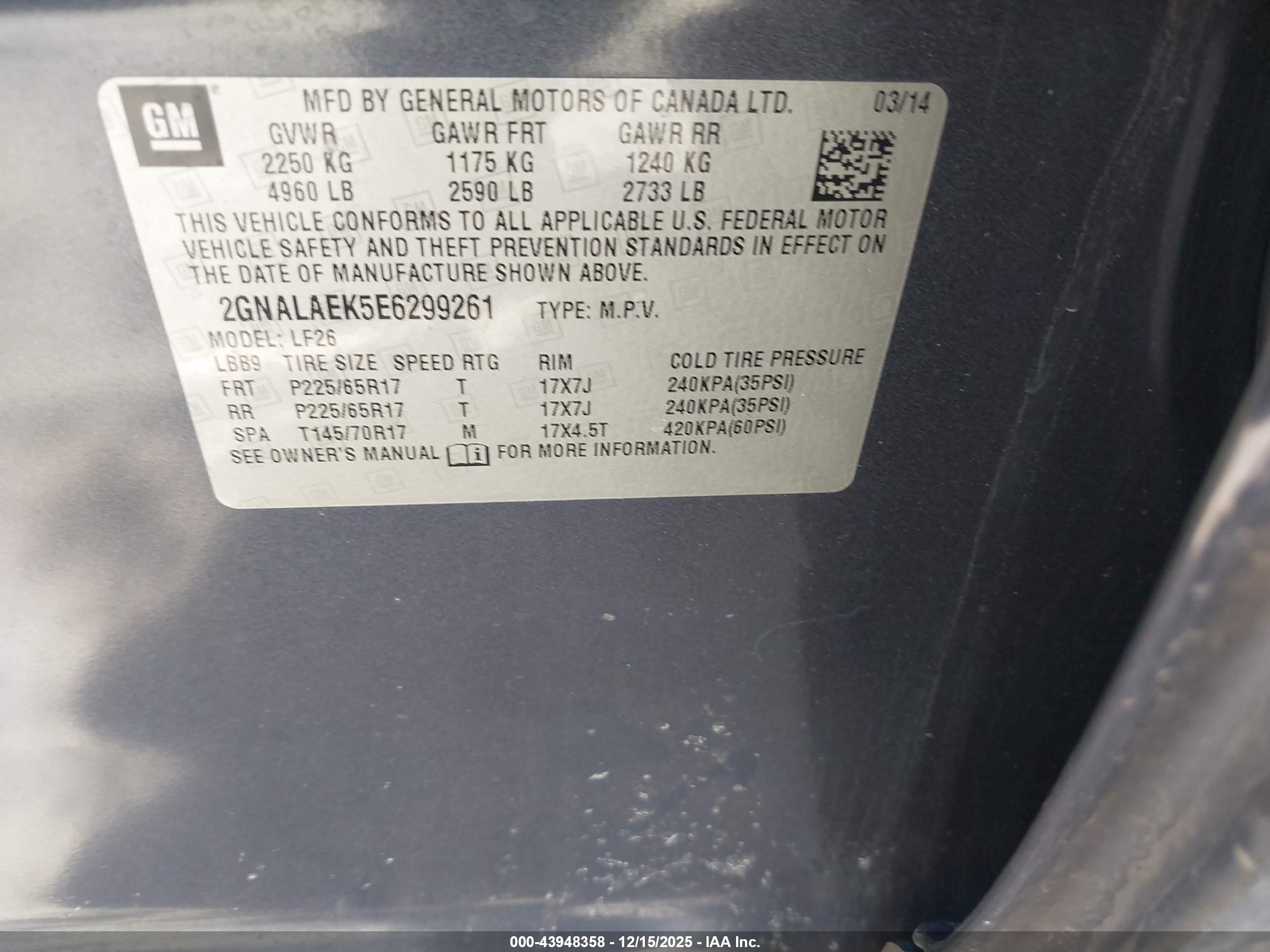 CHEVROLET EQUINOX image 9