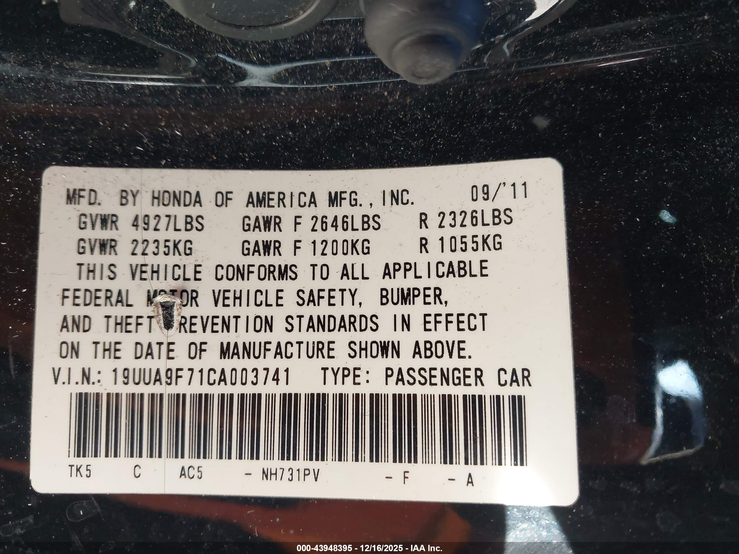 ACURA TL image 9