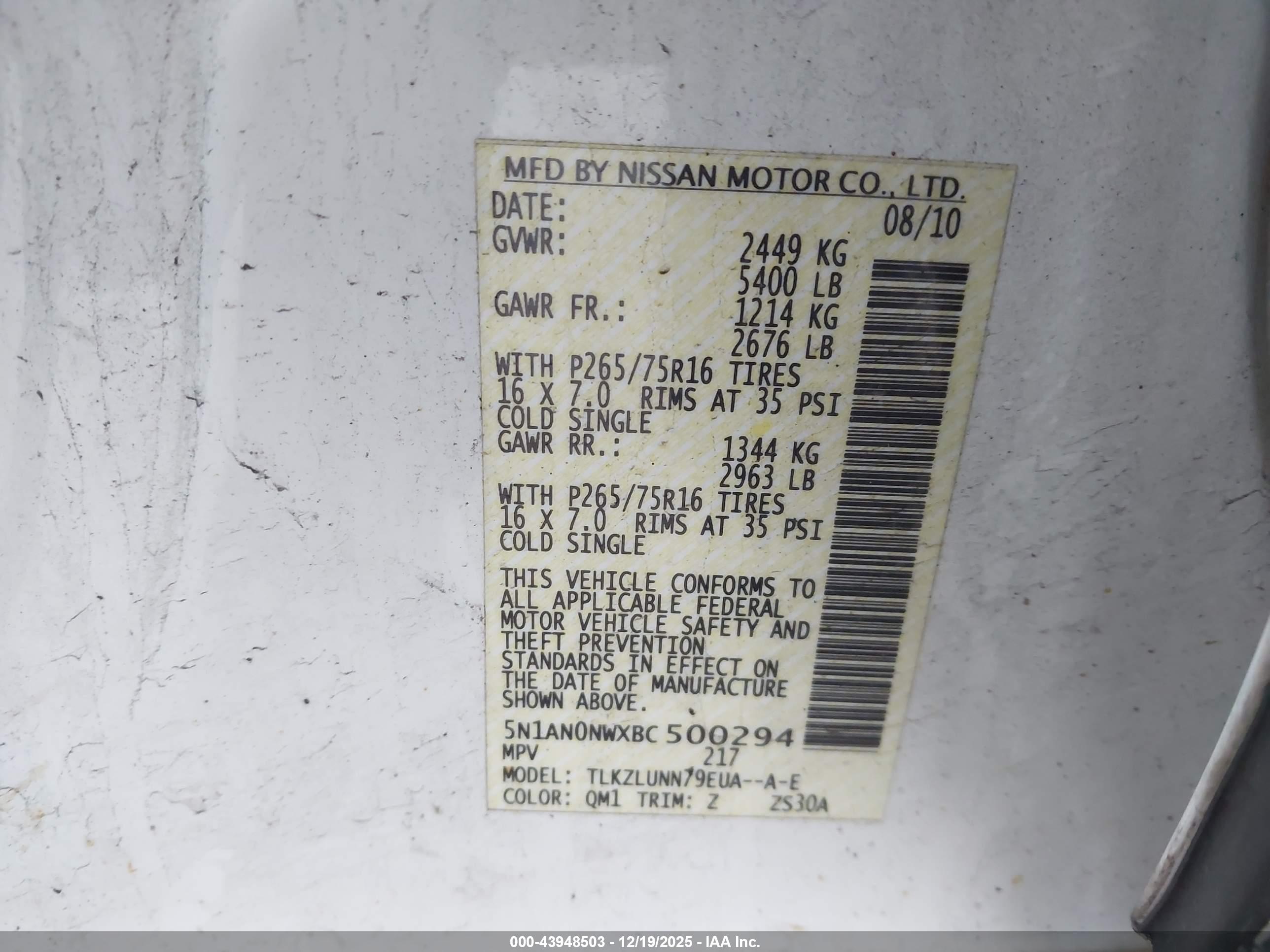 NISSAN XTERRA image 9