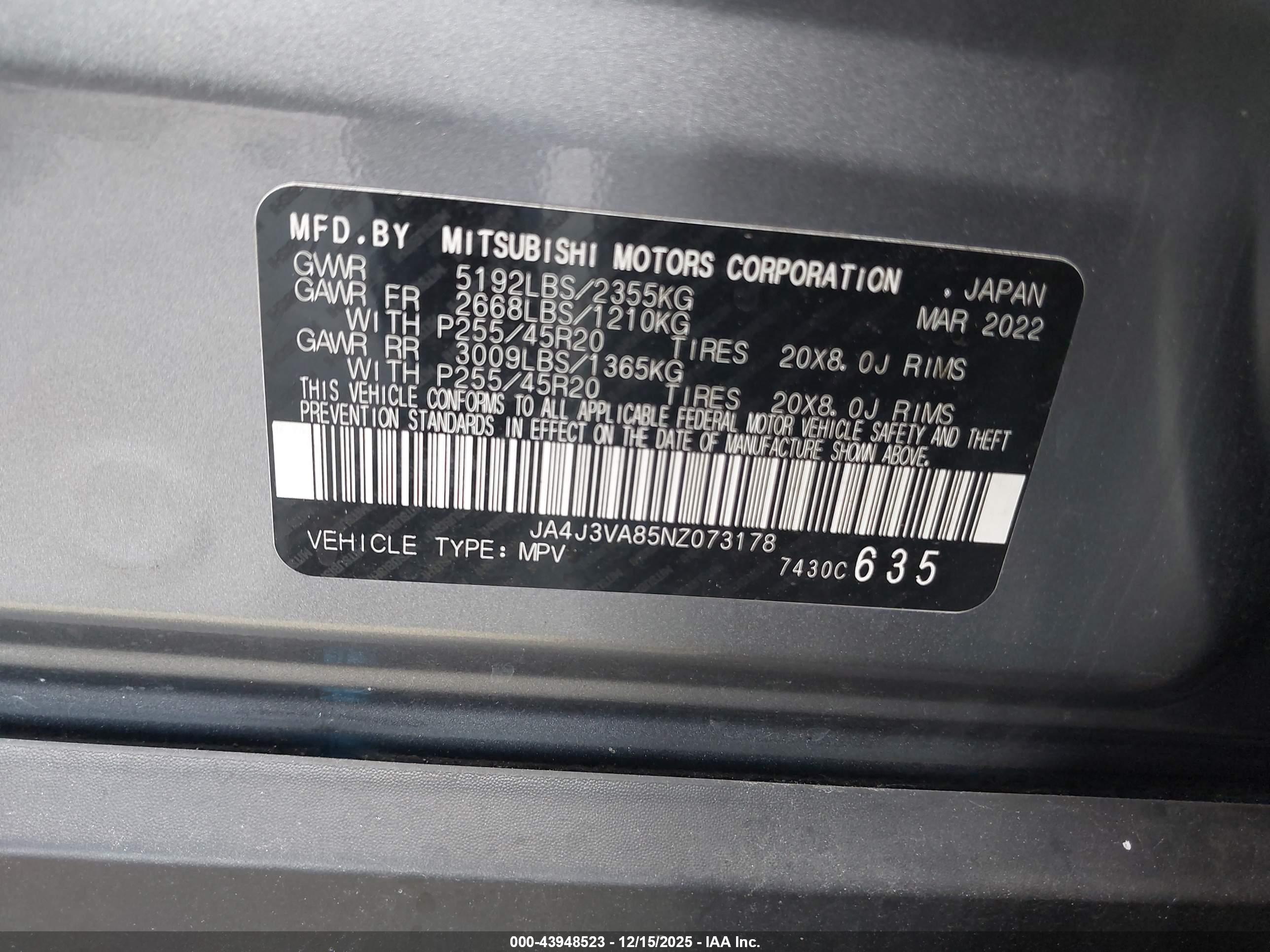 MITSUBISHI OUTLANDER image 9