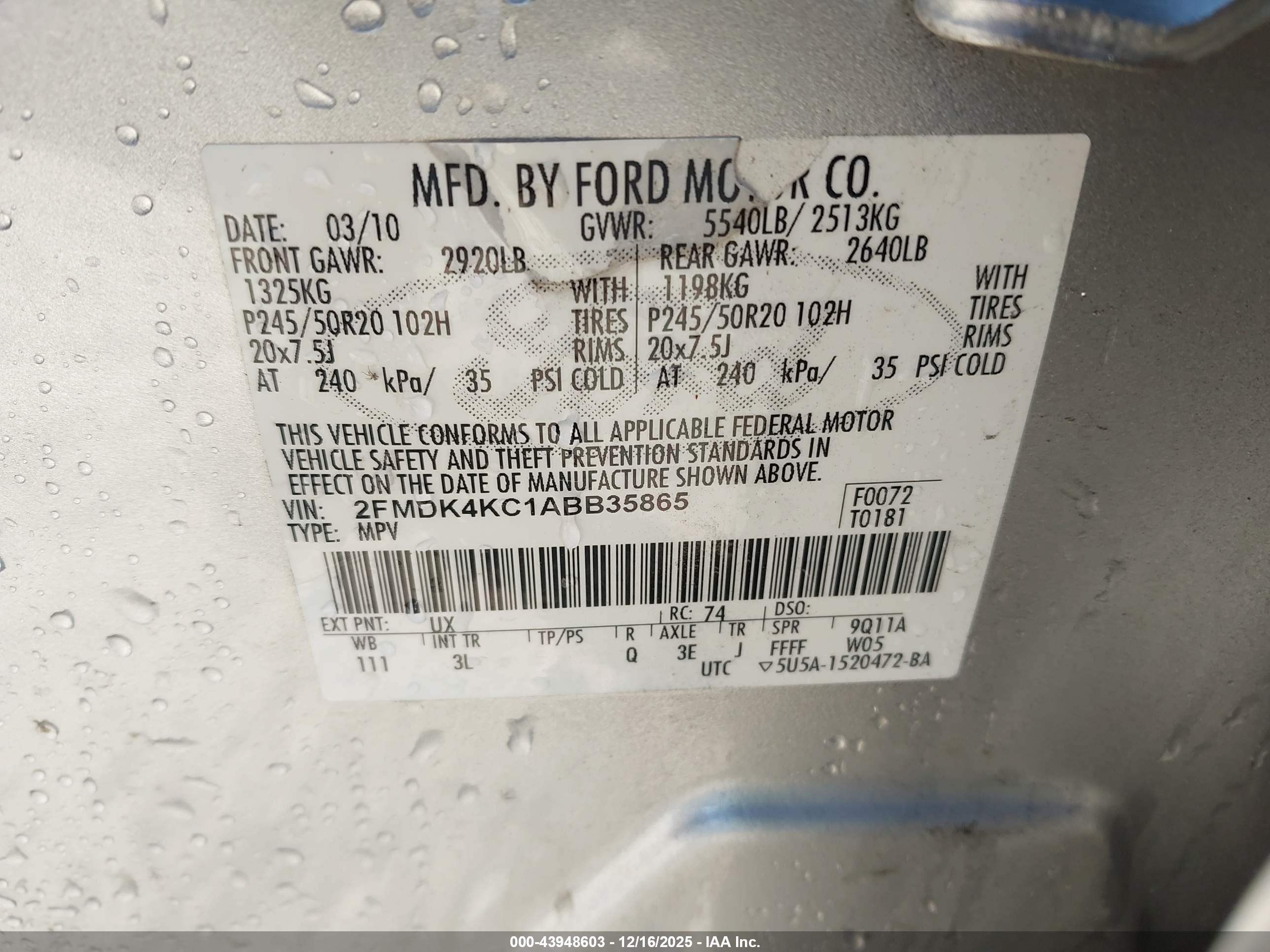 FORD EDGE image 9