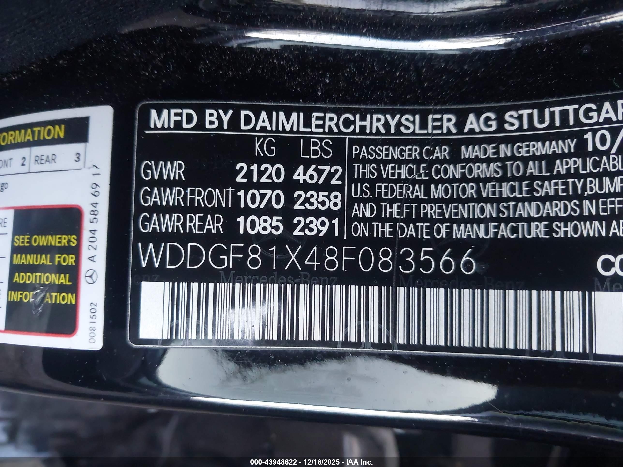 MERCEDES-BENZ C image 9