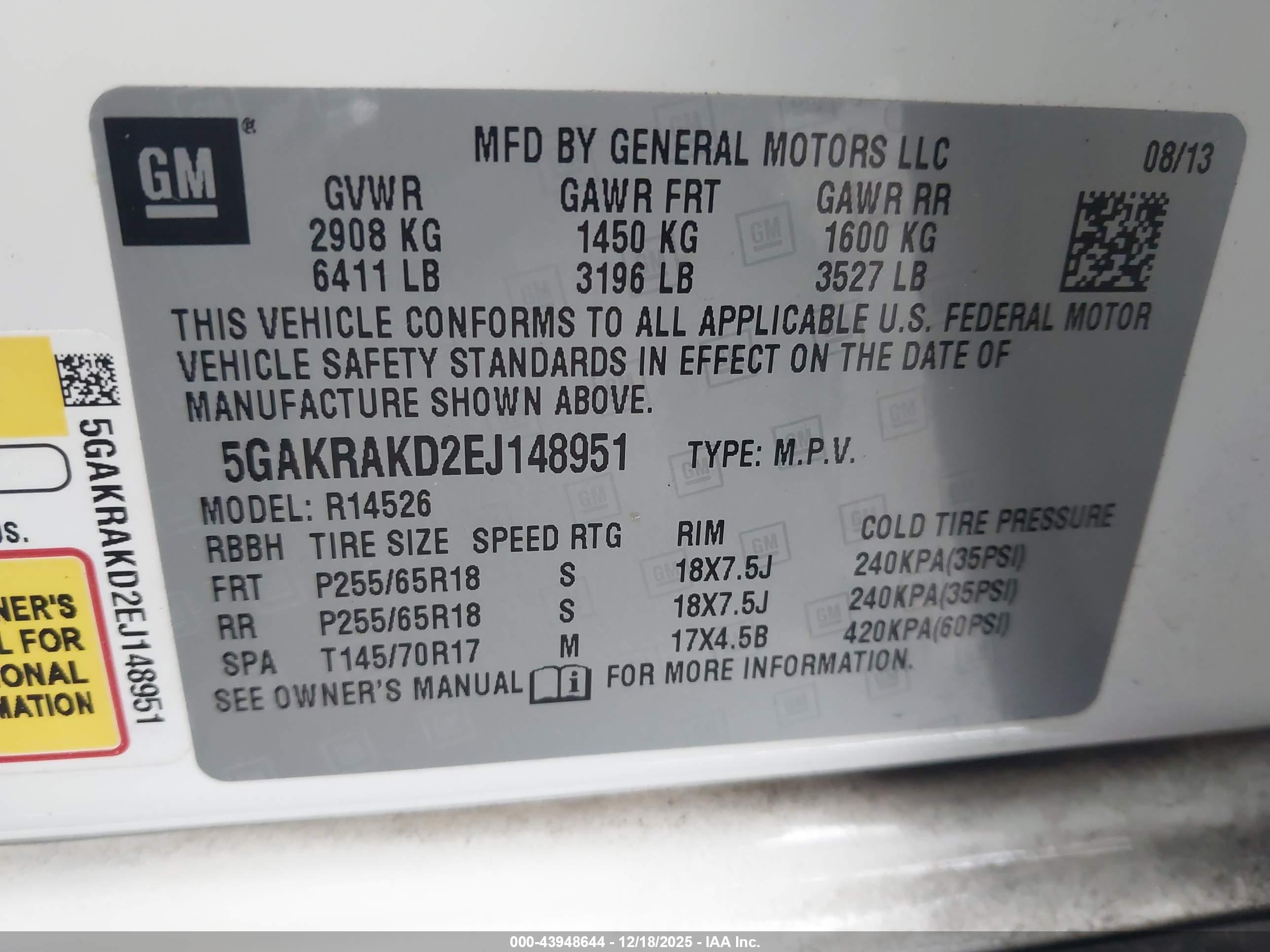 BUICK ENCLAVE image 9
